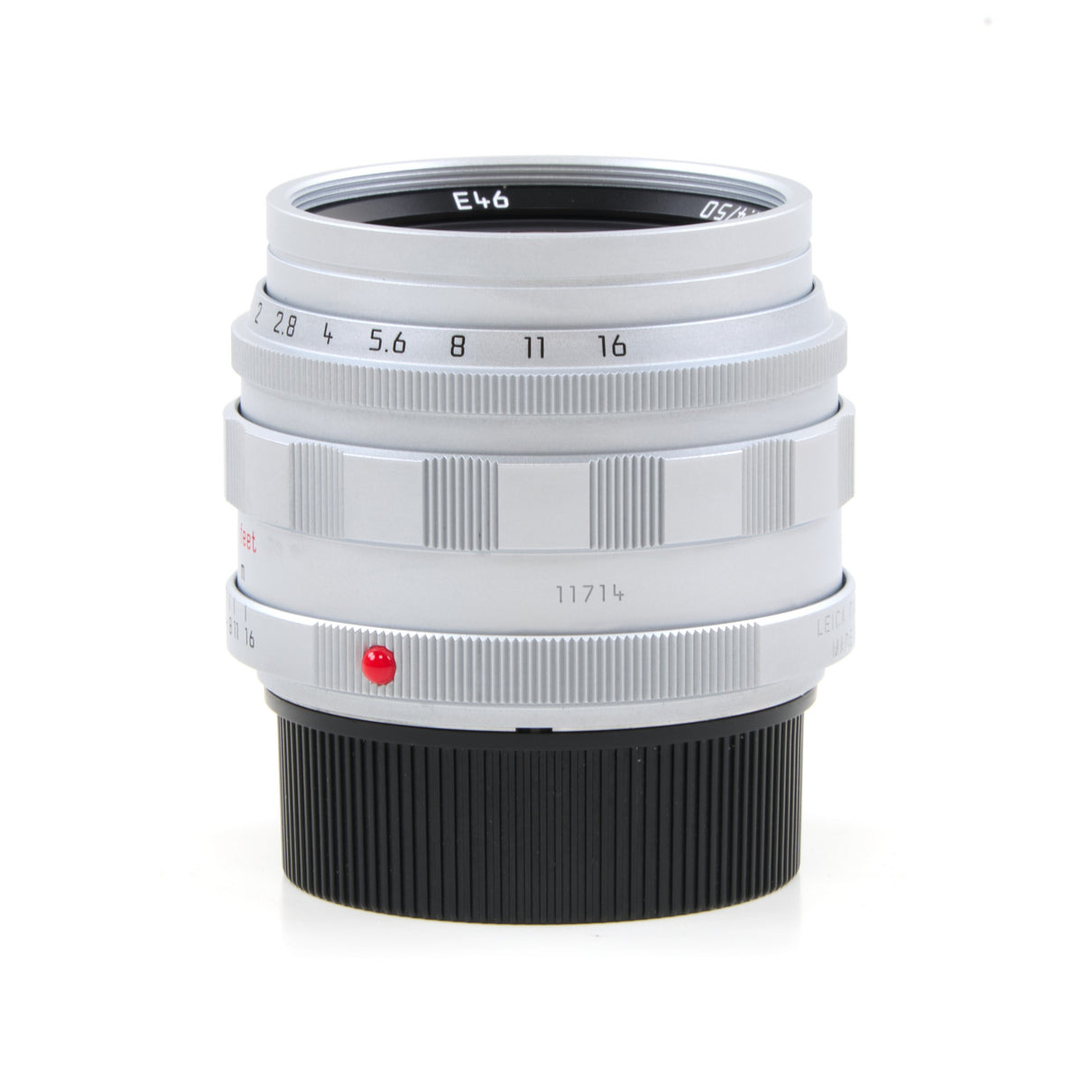 Leica 50mm f1.4 Summilux-M Re-Issue Chroom + Doos
