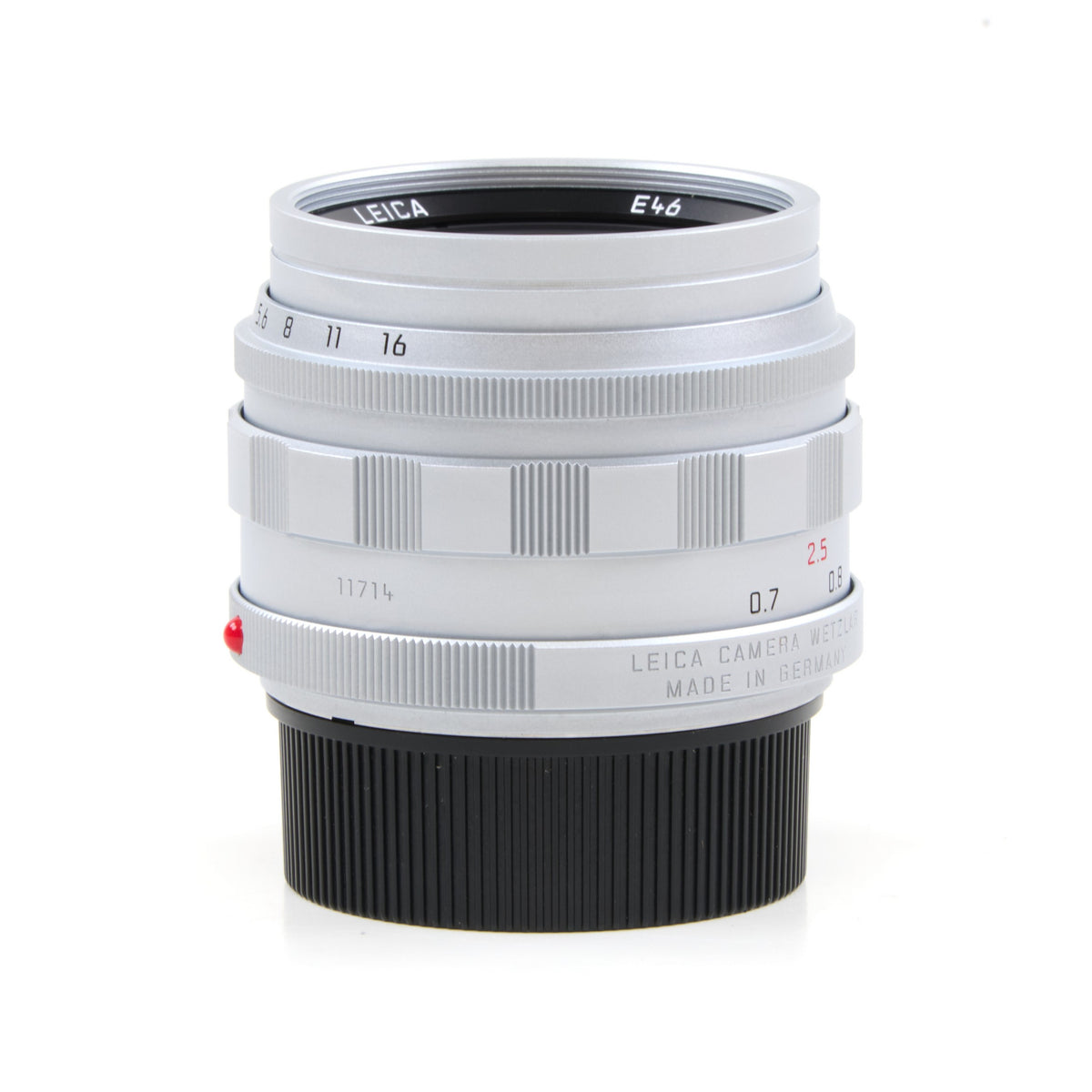 Leica 50mm f1.4 Summilux-M Re-Issue Chroom + Doos