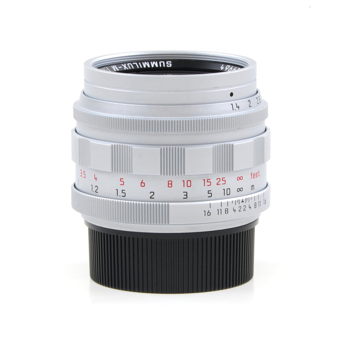 Leica 50mm f1.4 Summilux-M Re-Issue Chroom + Doos
