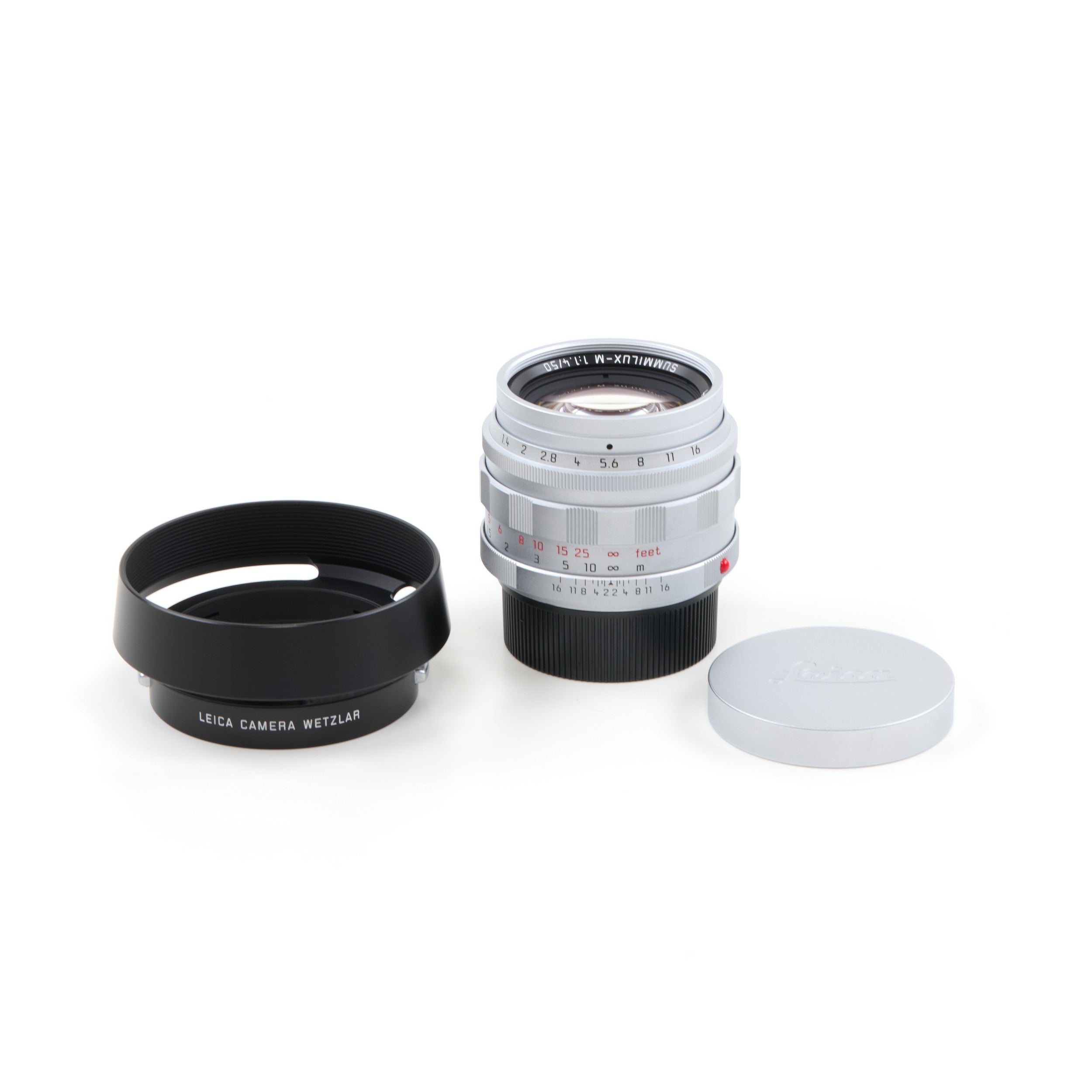 Leica 50mm f1.4 Summilux-M Re-Issue Chroom + Doos