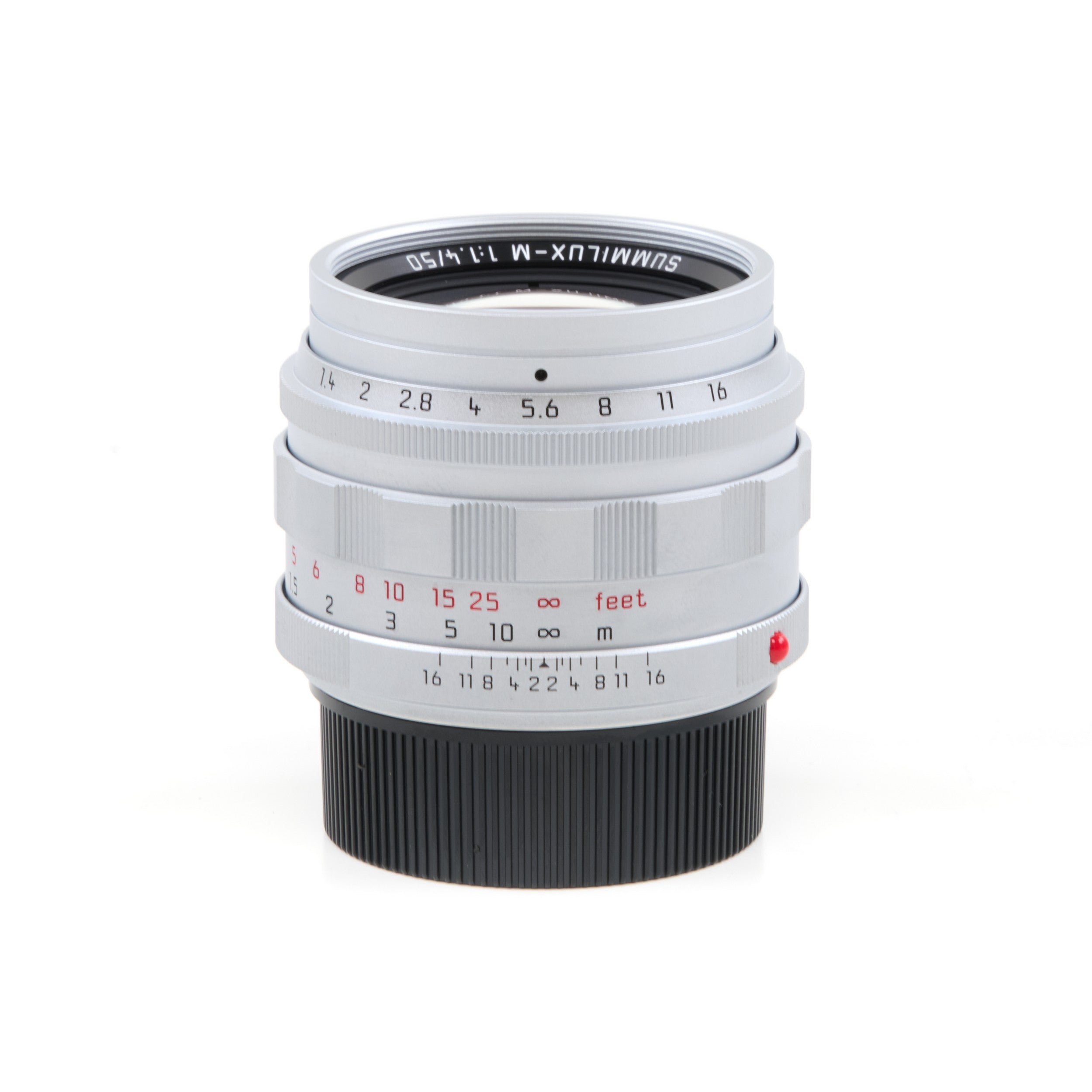 Leica 50mm f1.4 Summilux-M Re-Issue Chroom + Doos