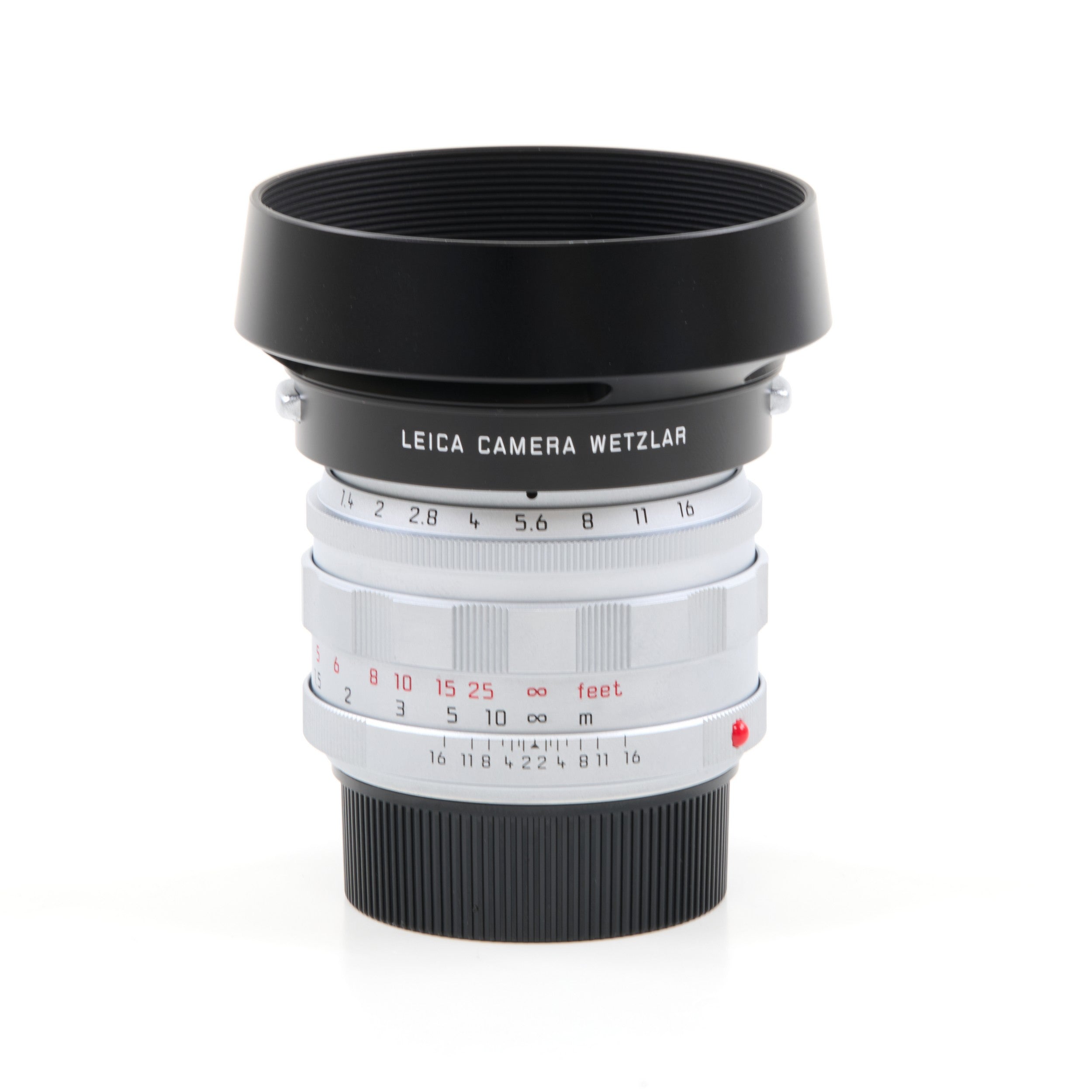 Leica 50mm f1.4 Summilux-M Re-Issue Chroom + Doos