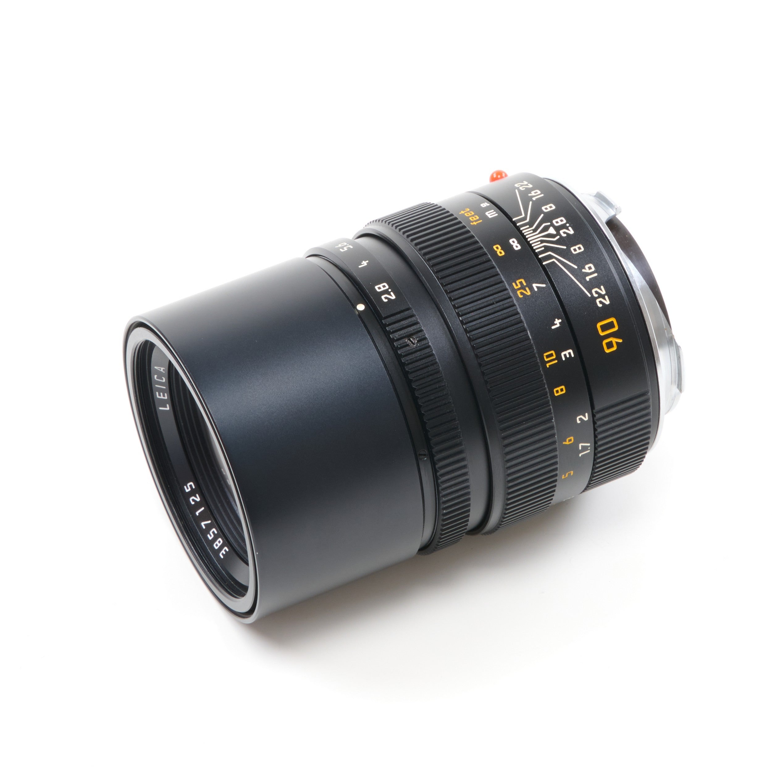 Leica 90mm f2.8 Elmarit-M Zwart + Doos