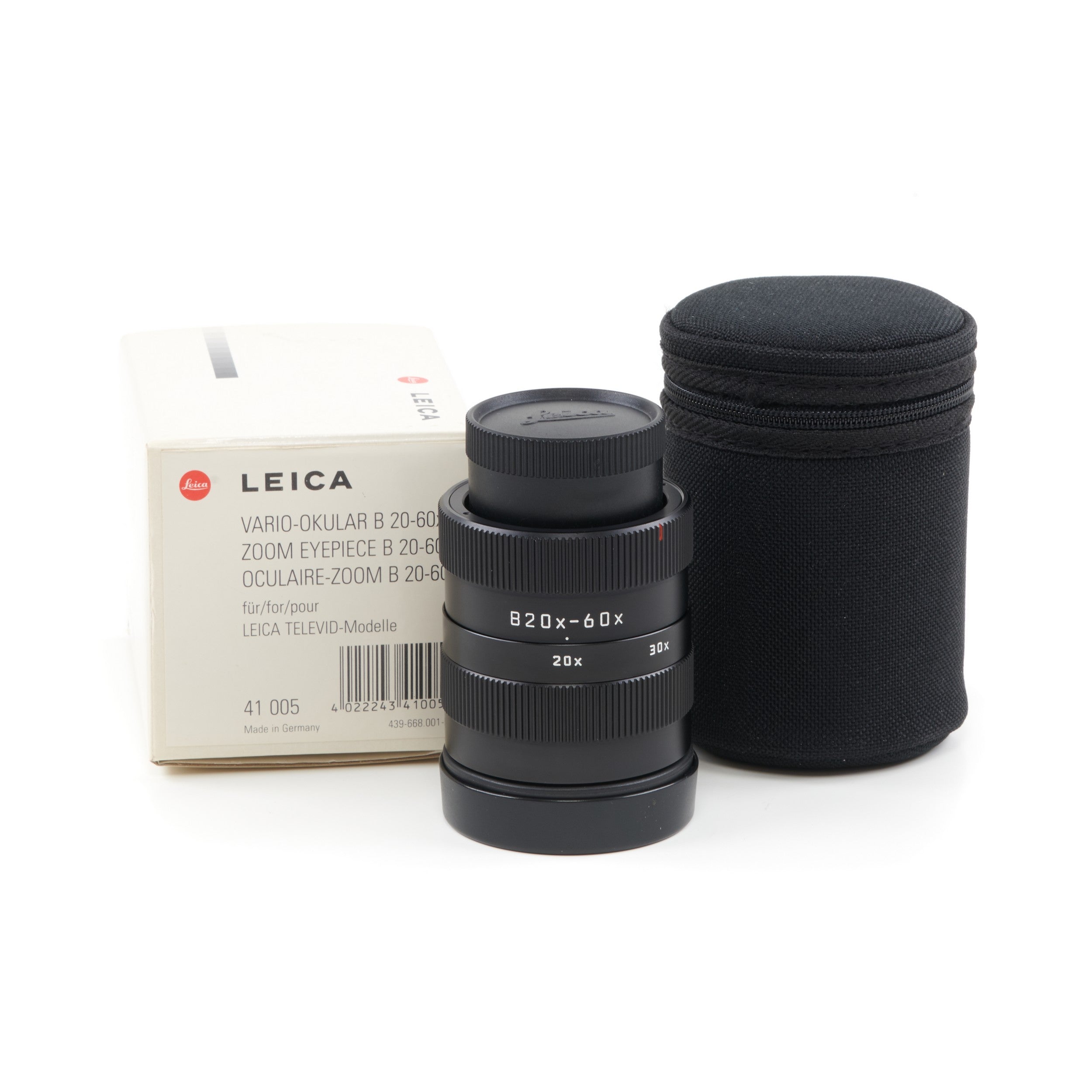 Leica B 20-60X Zoom Eyepiece For Televid 77 / 62 Spotting Scope + Box