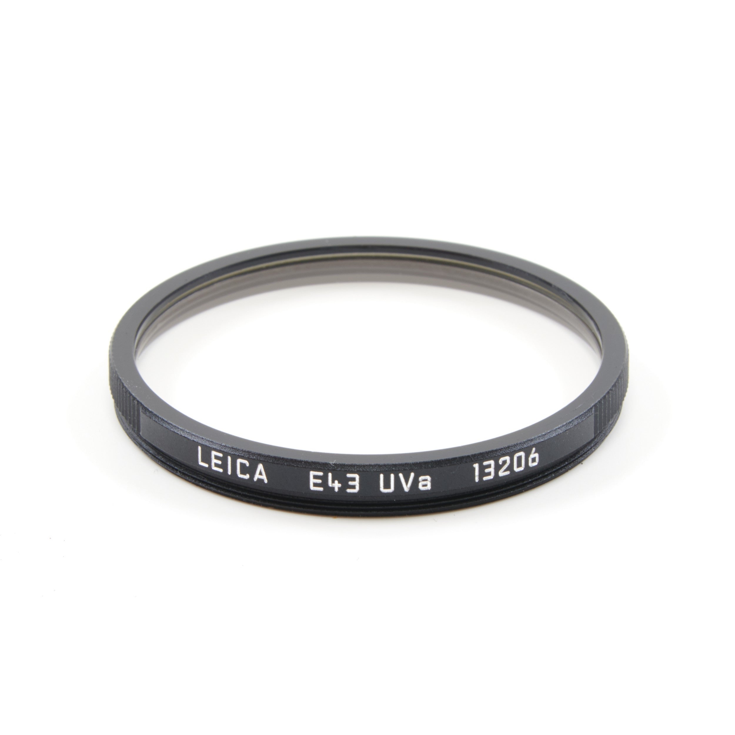 Leica E43 UVA Filter Zwart Slim Line + Doos