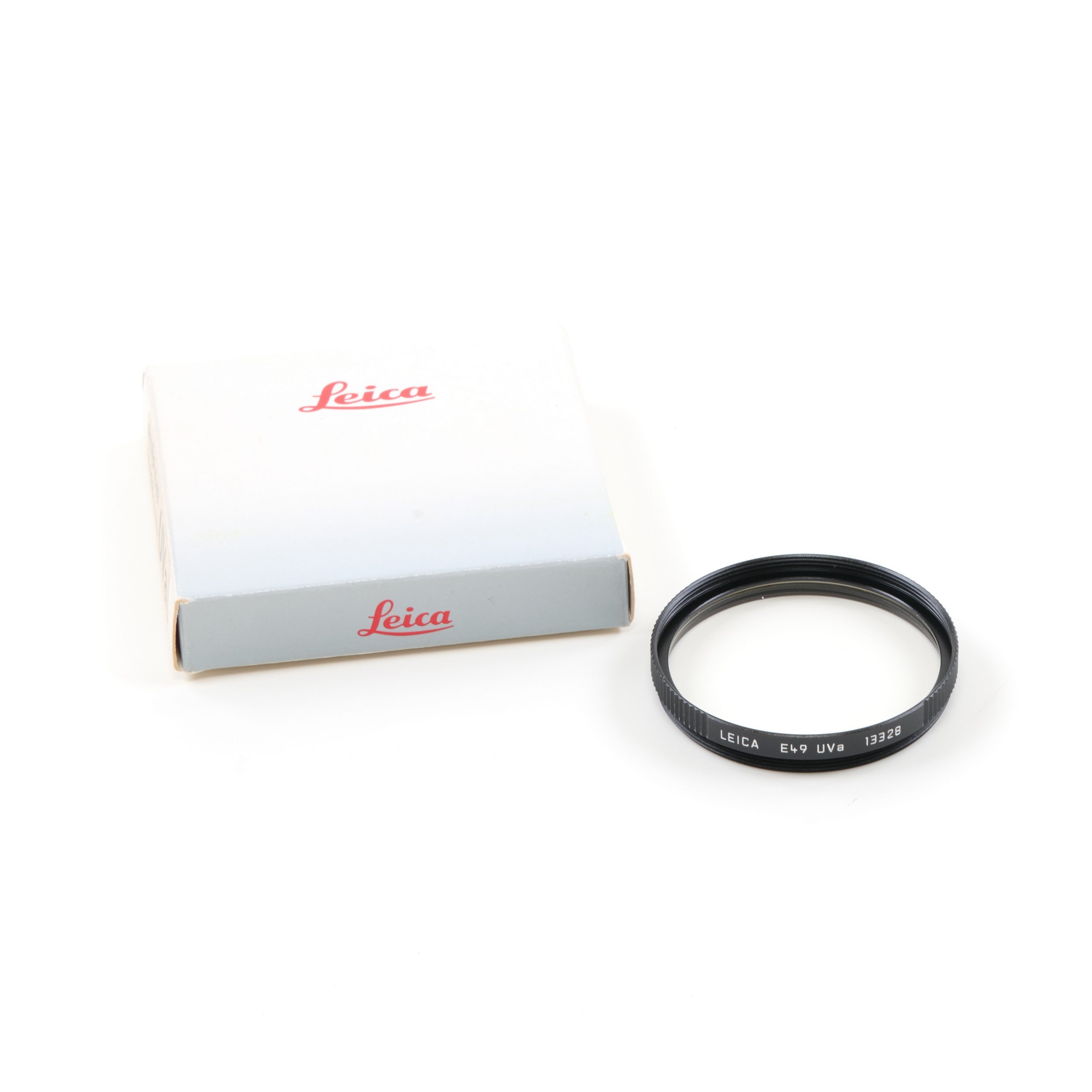 Leica E49 UVA Filter Zwart + Doos