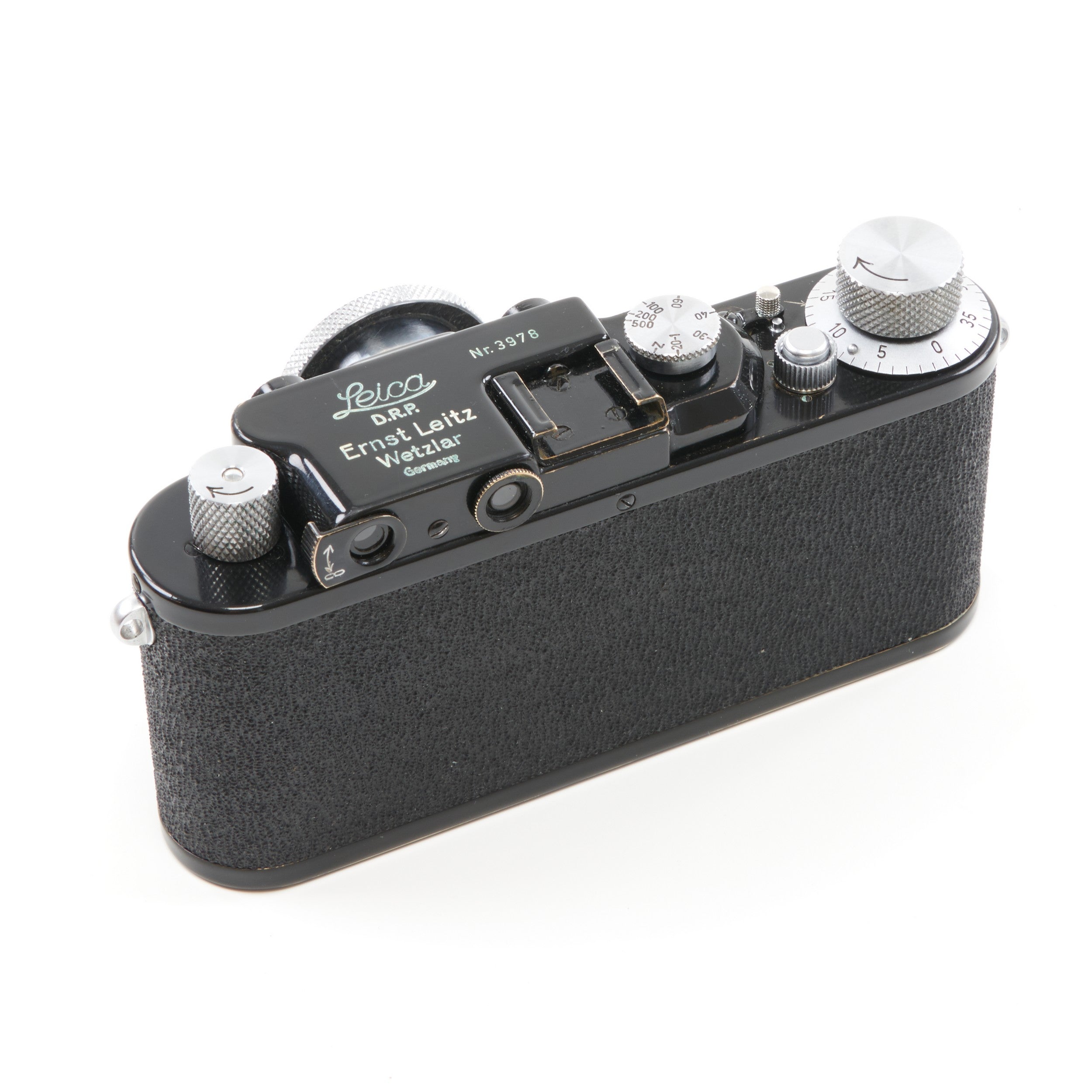 Leica I Conversion II 4 Digit Sharkskin + Leitz 50mm f3.5 Elmar