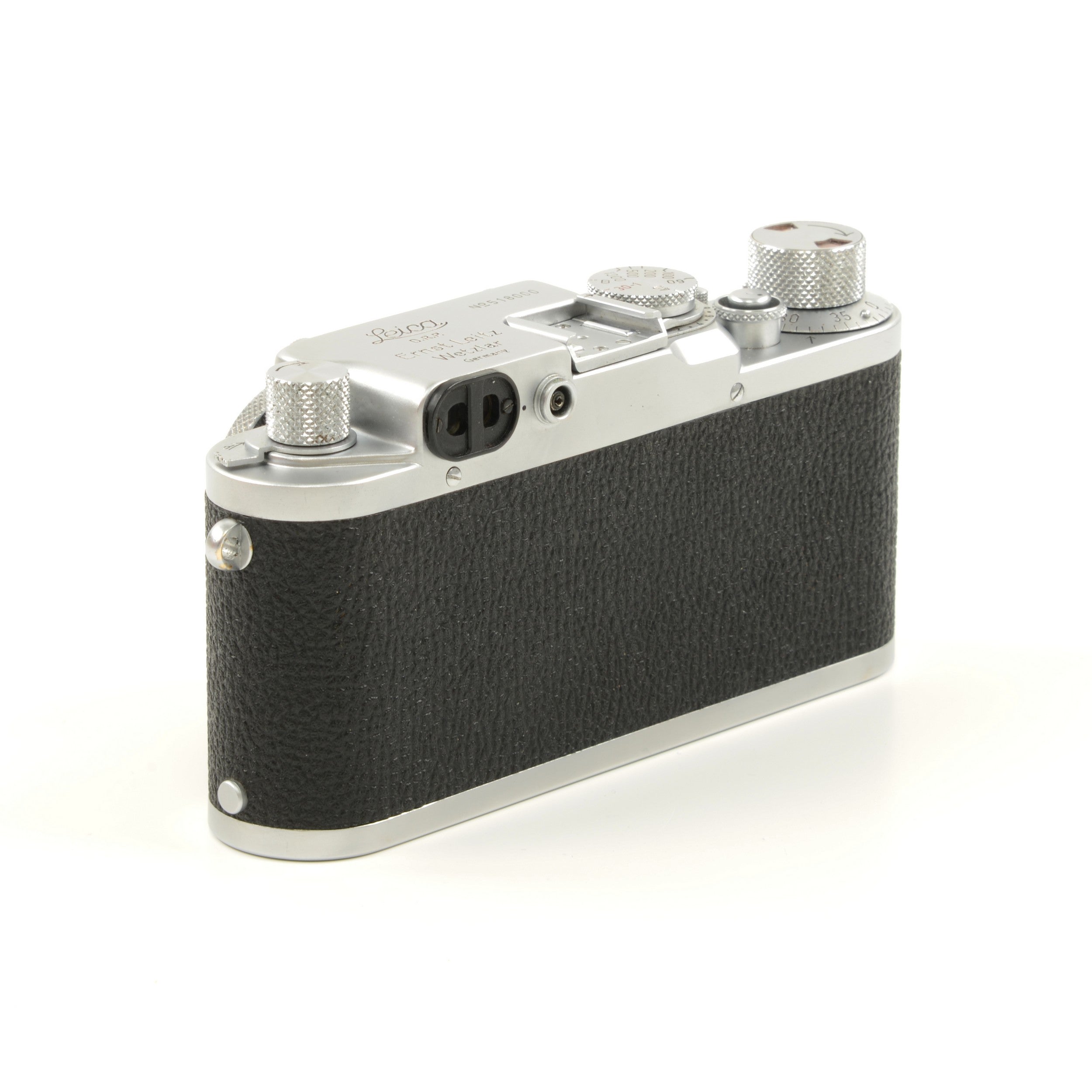 Leica IIIC Conversie IIIF + Leitz 50mm f3.5 Elmar + Doos Extreem Mooi Nummer!!!