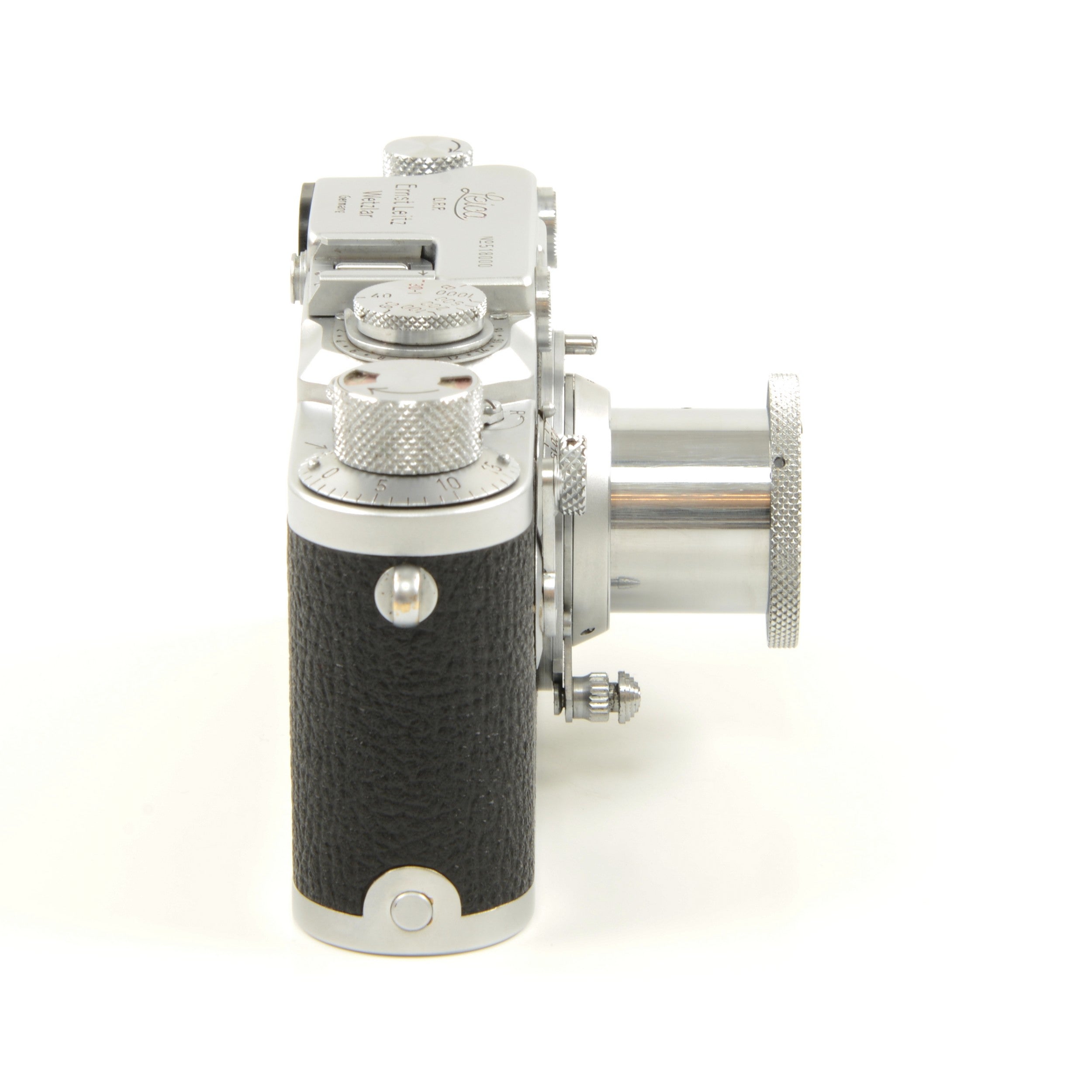 Leica IIIC Conversie IIIF + Leitz 50mm f3.5 Elmar + Doos Extreem Mooi Nummer!!!