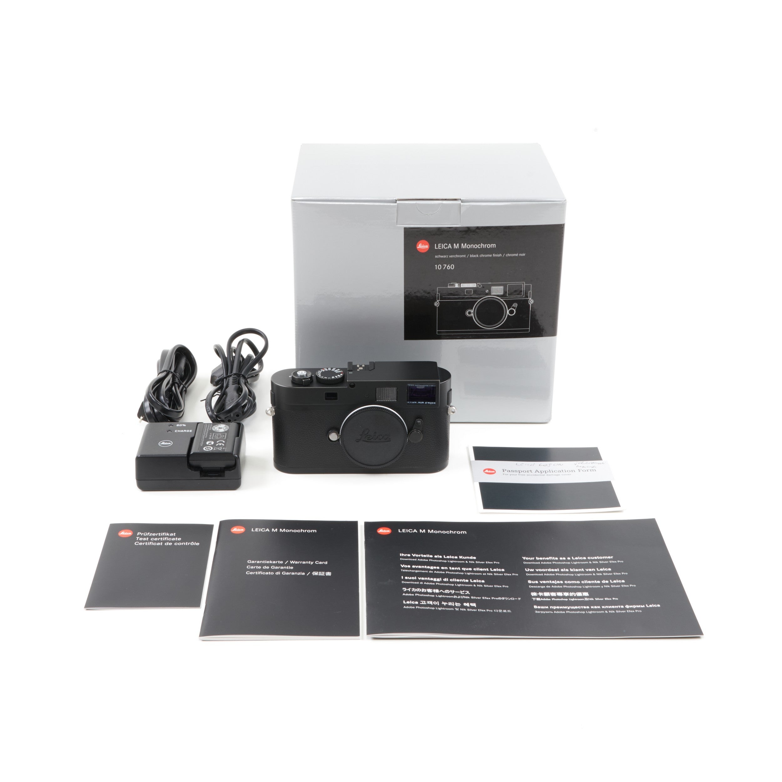 Leica M Monochrom CCD + Doos Nieuwe Type Sensor