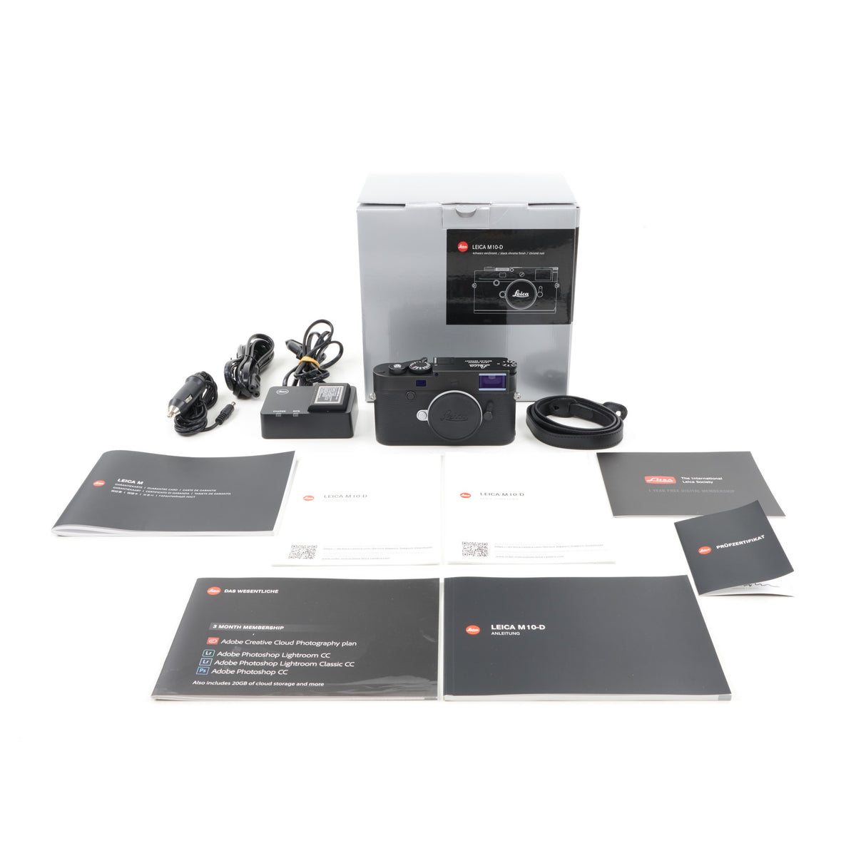 Leica M10-D Zwart Chroom + Doos