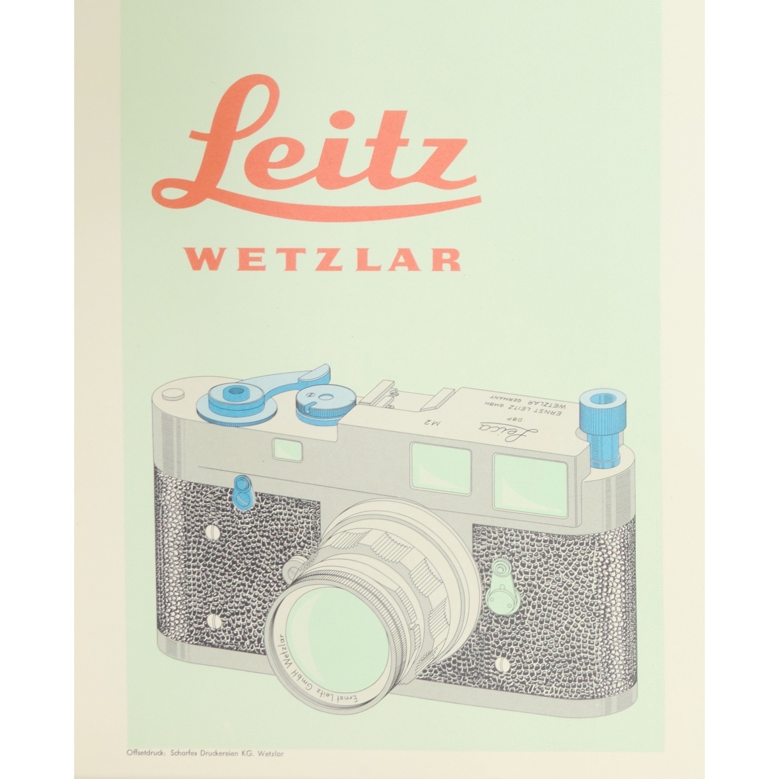 Leica M2 "Cutaway" Poster Duits 1966