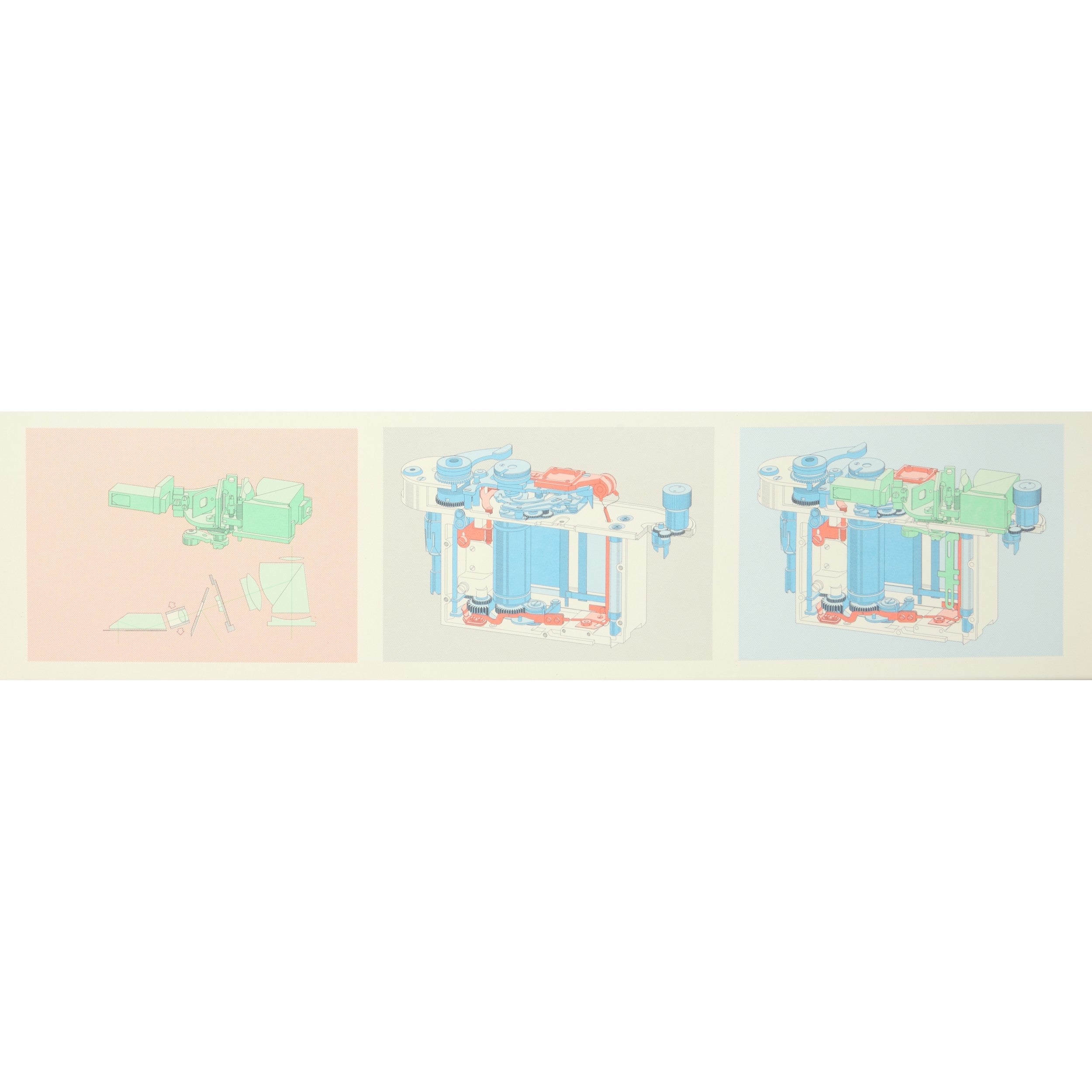 Leica M2 "Cutaway" Poster Duits 1966
