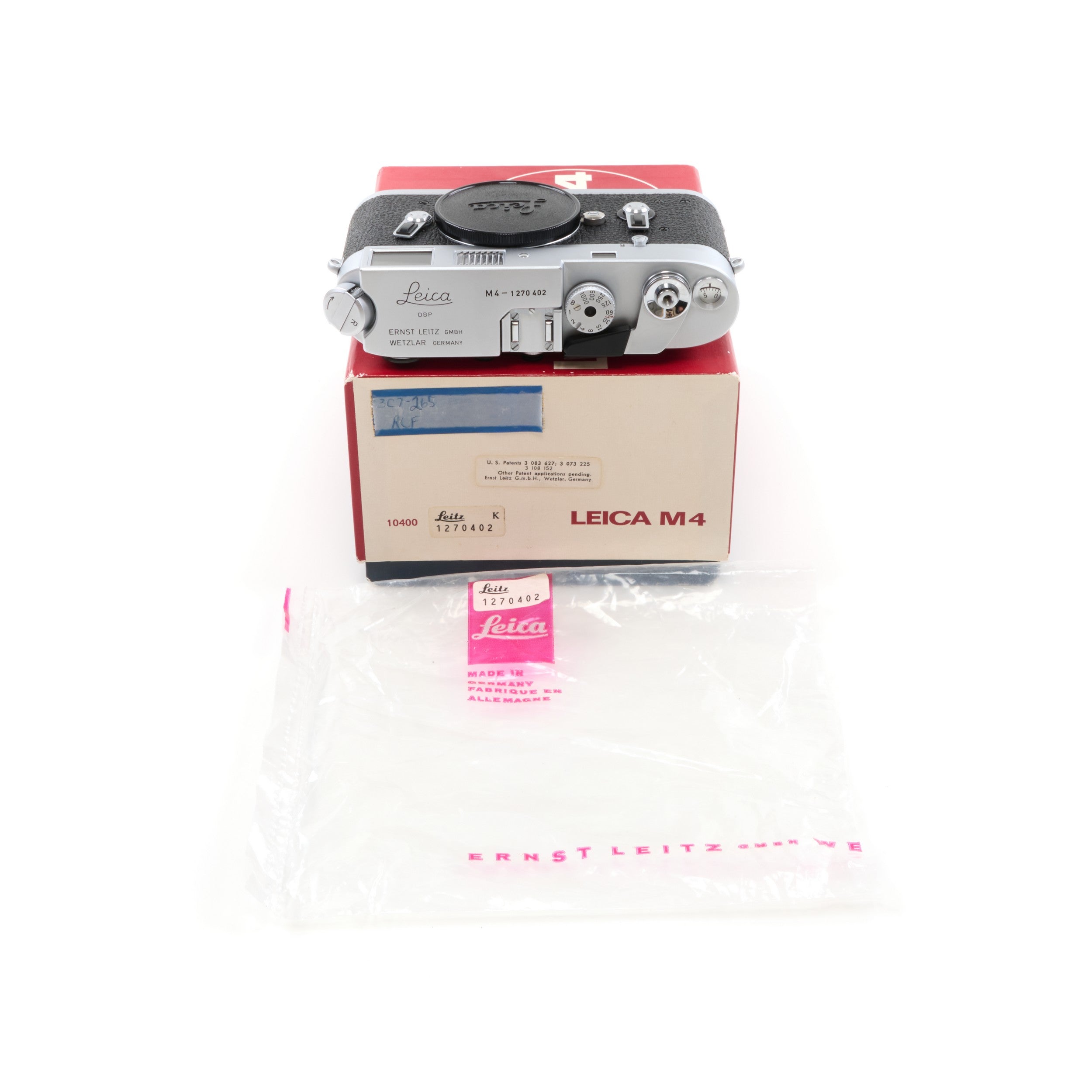 Leica M4 Chroom + Doos