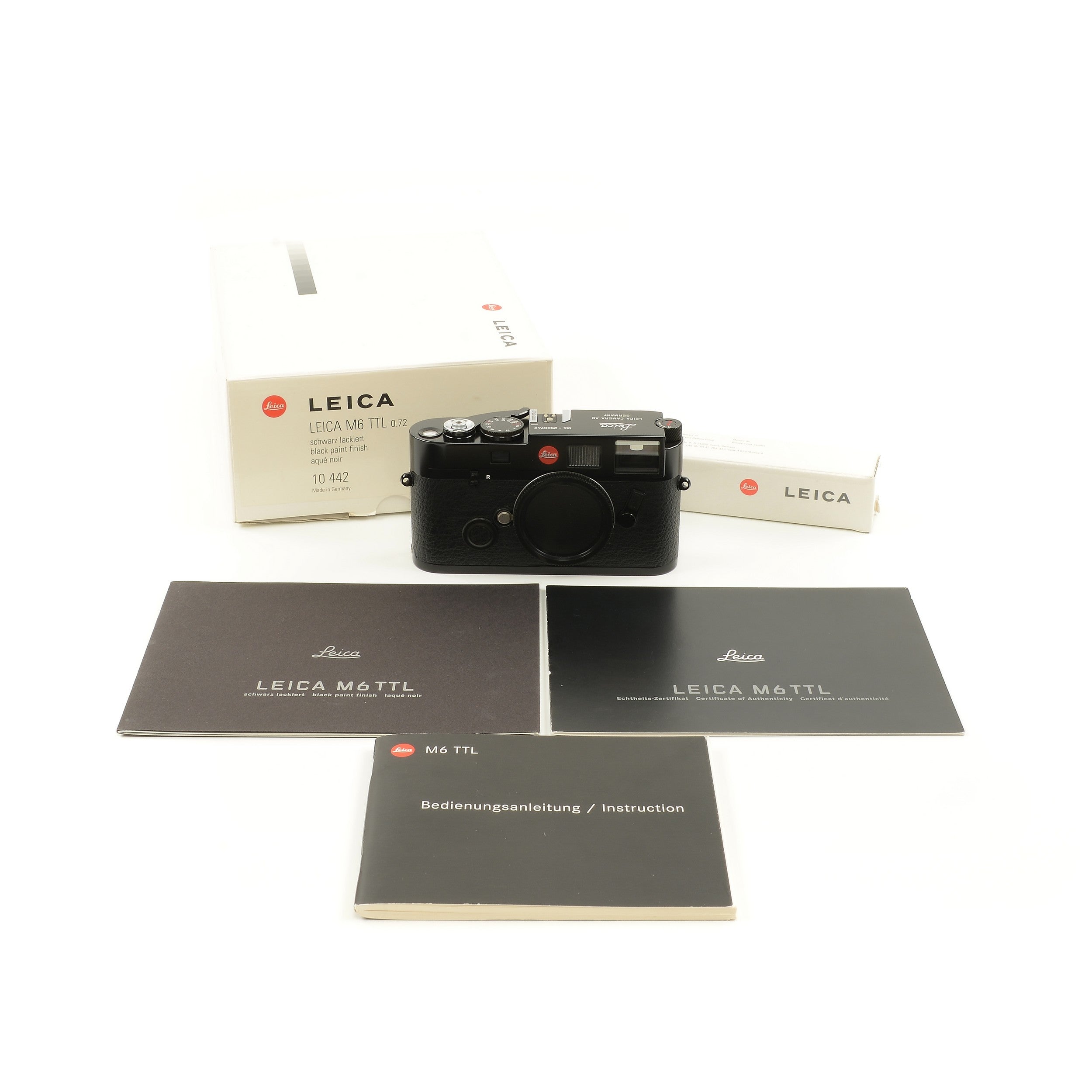 Leica M6 TTL Millennium Black Paint + Doos