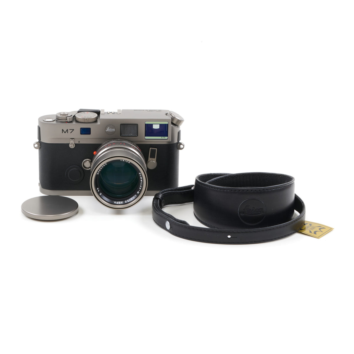 Leica M7 Titanium Set "50 Jahre Leica M System" + Doos Mooi Nummer