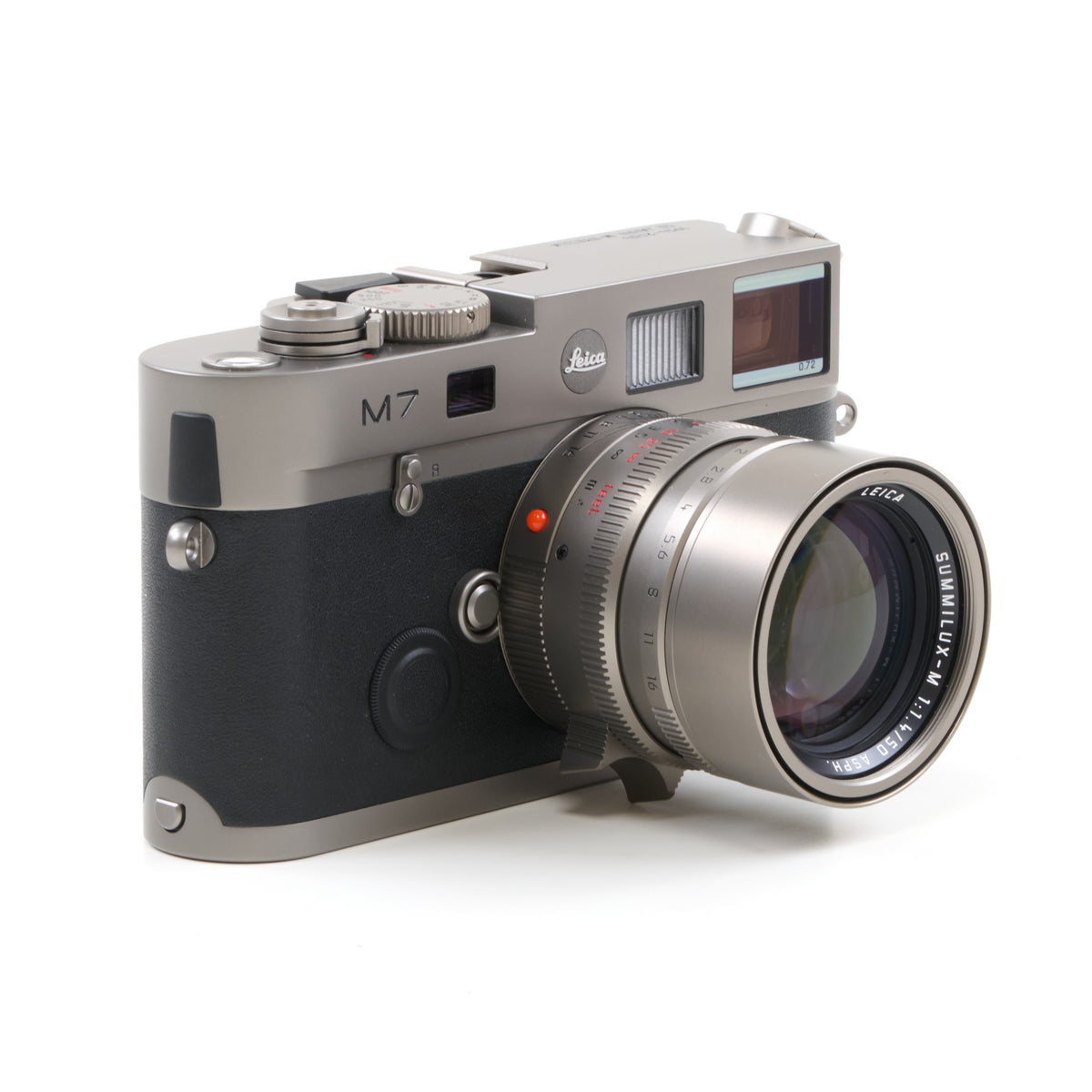 Leica M7 Titanium Set "50 Jahre Leica M System" + Doos Mooi Nummer