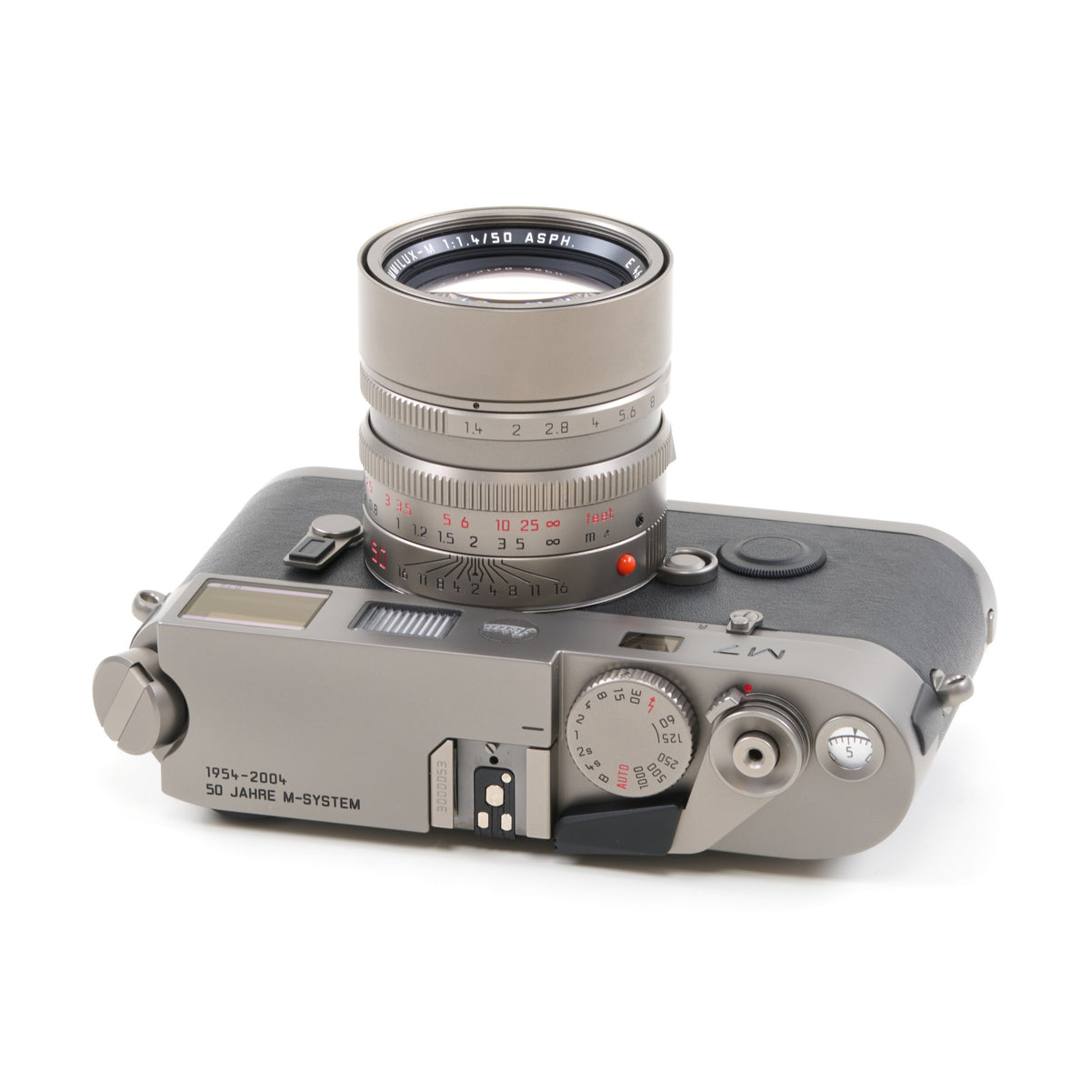 Leica M7 Titanium Set "50 Jahre Leica M System" + Doos Mooi Nummer