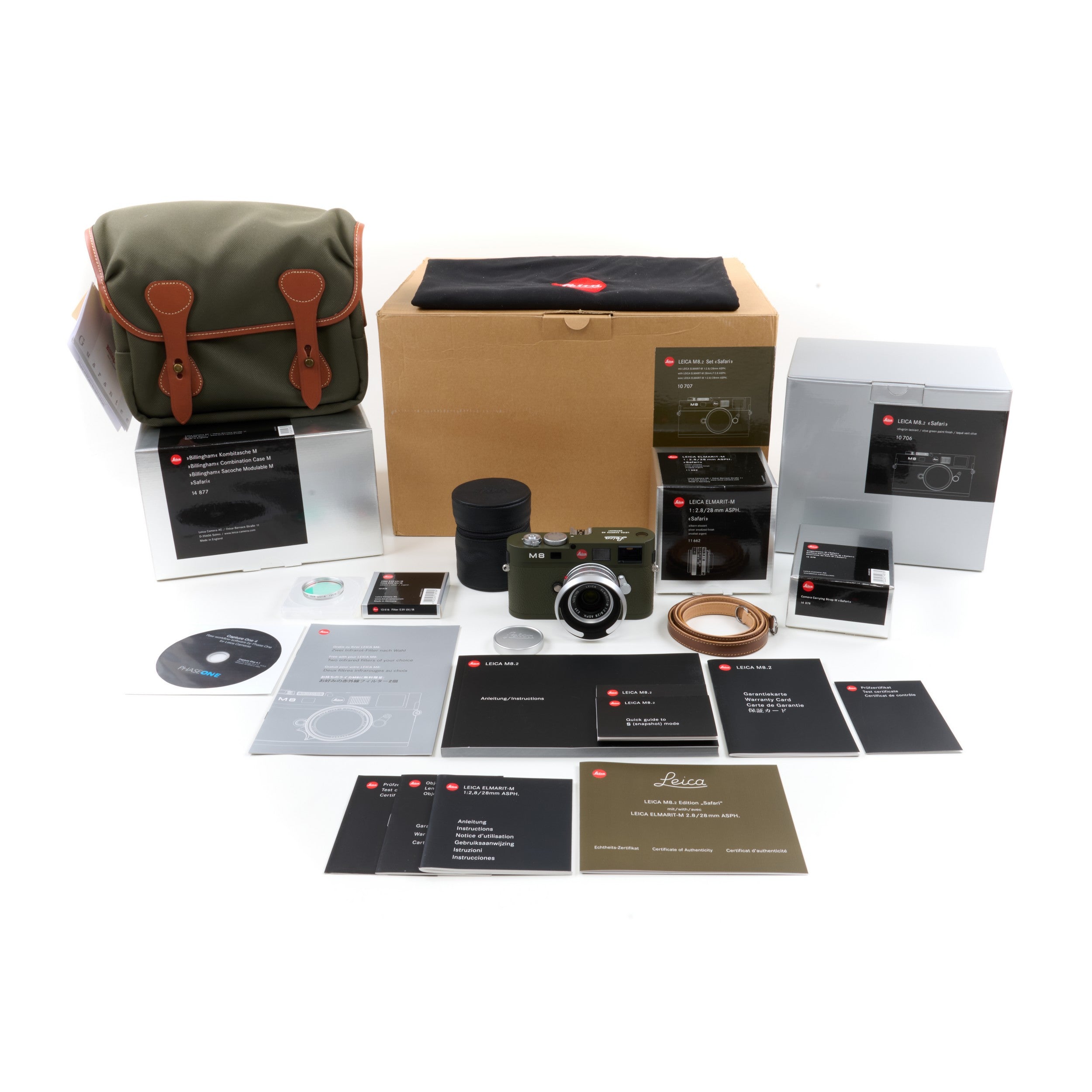 Leica M8.2 Safari Editie Set + Doos