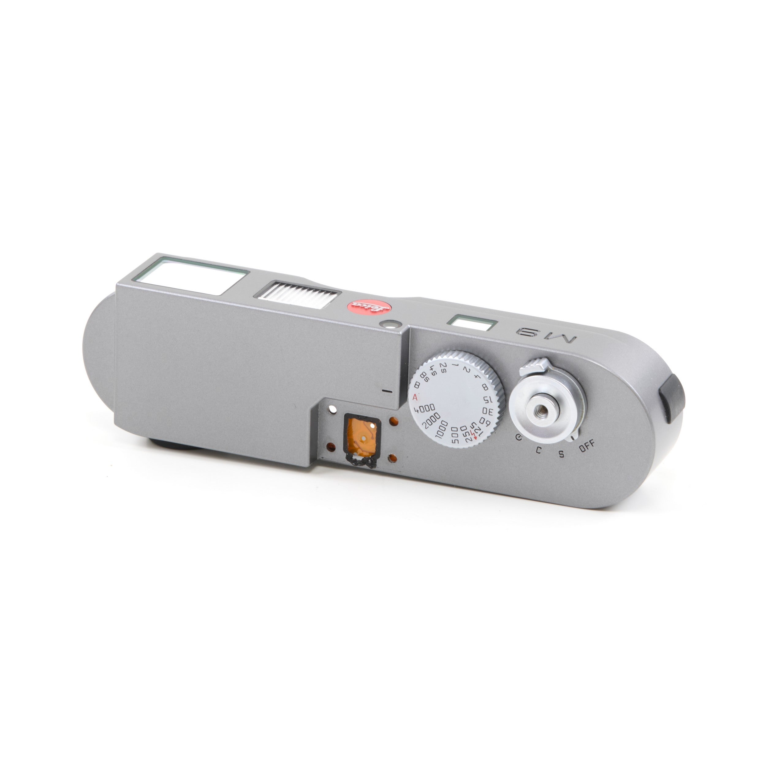 Leica M9 Steel Grey Bovenkap + Bodemplaat
