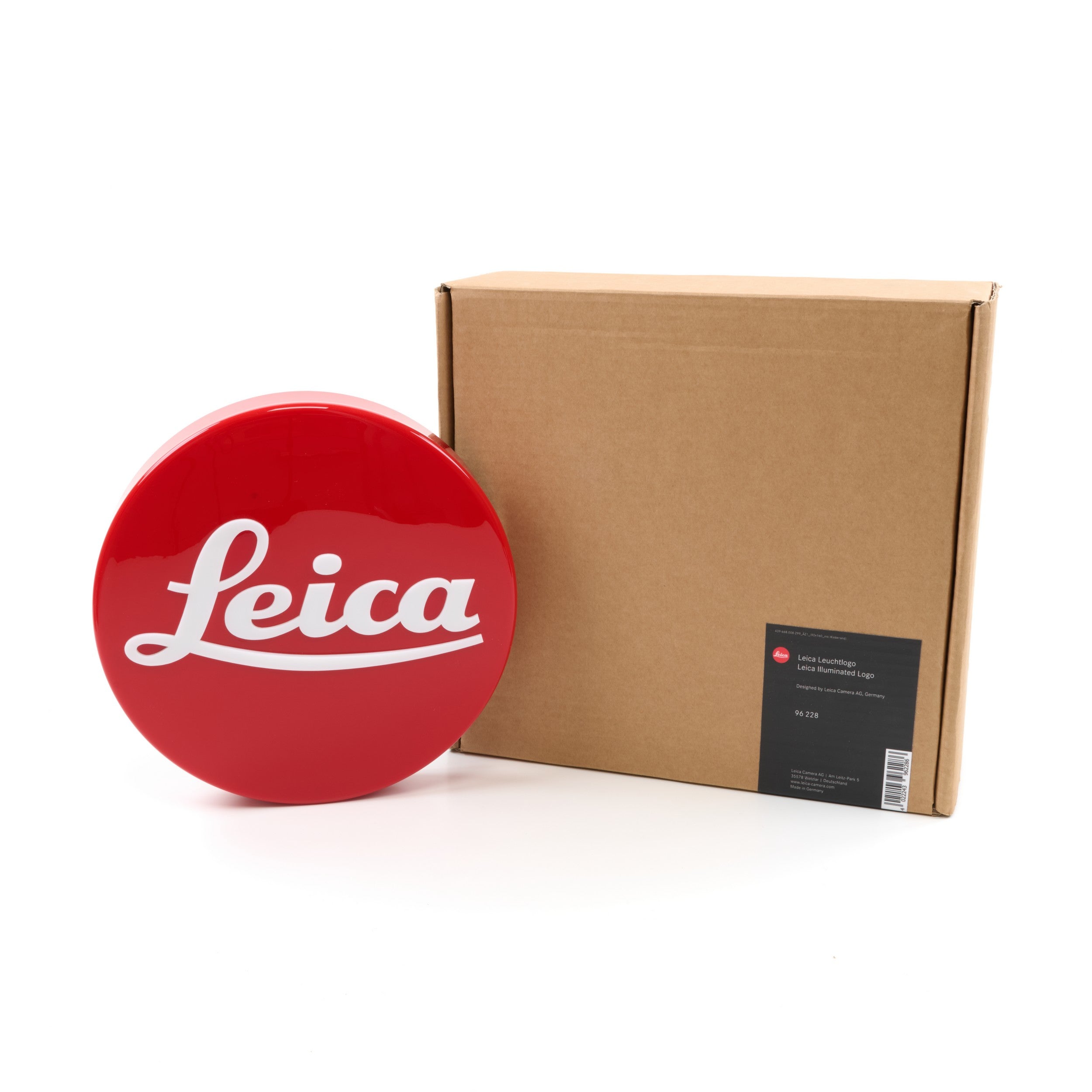 Leica Display Lamp Rood Rond 25cm + Doos