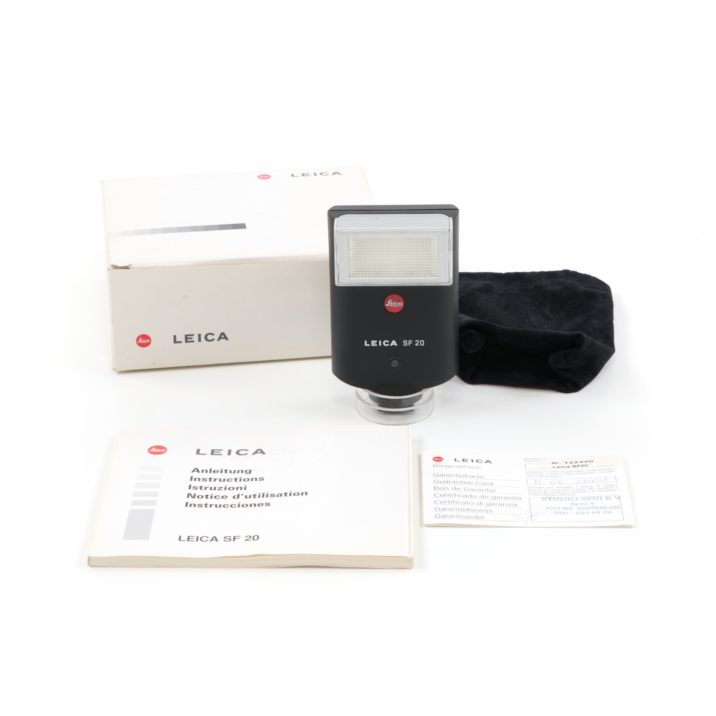 Leica SF 20 Flitser + Doos