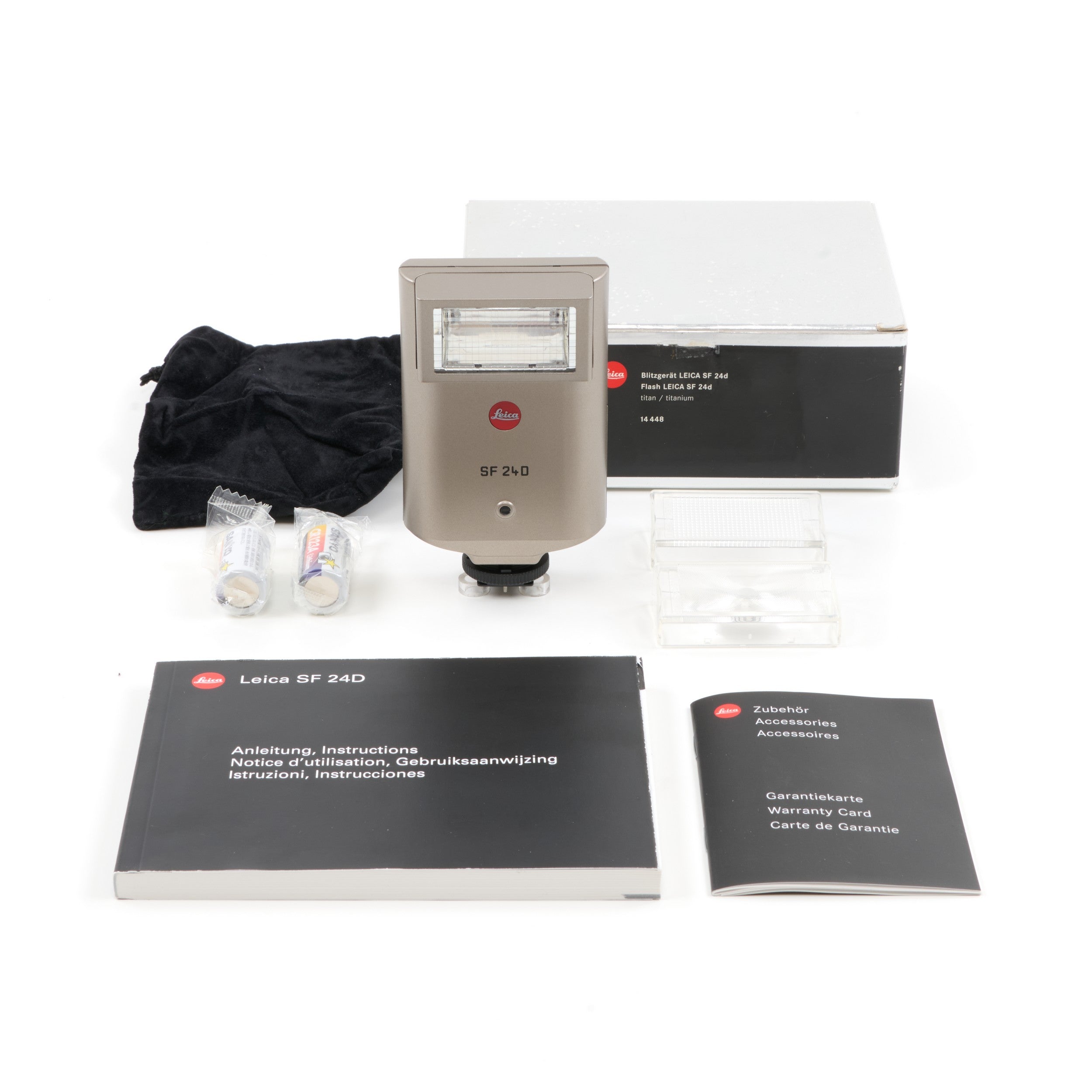 Leica SF 24D Flash Titanium + Doos