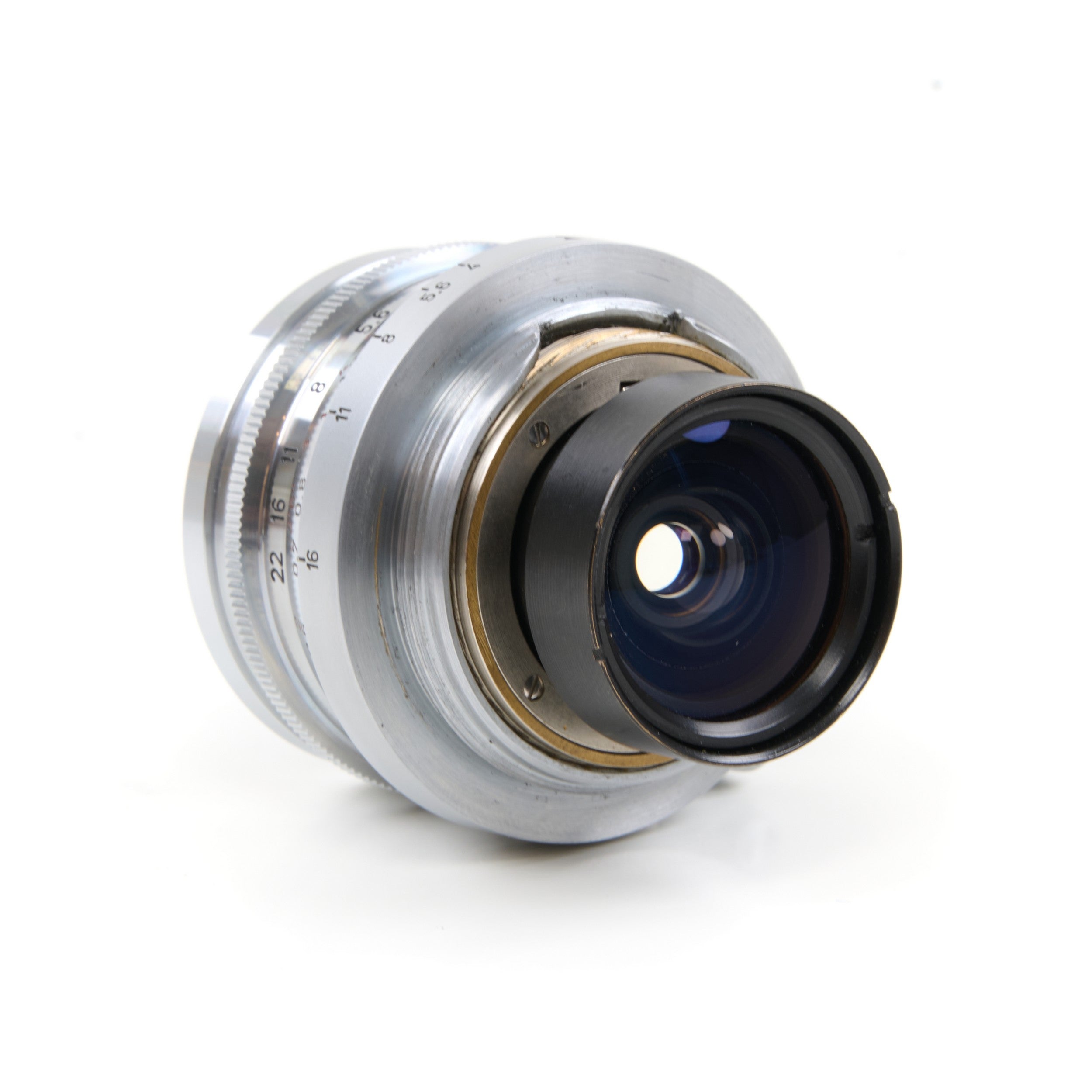 Leitz 21mm f4 Super-Angulon M39 Set + IWKOO Zonnekap