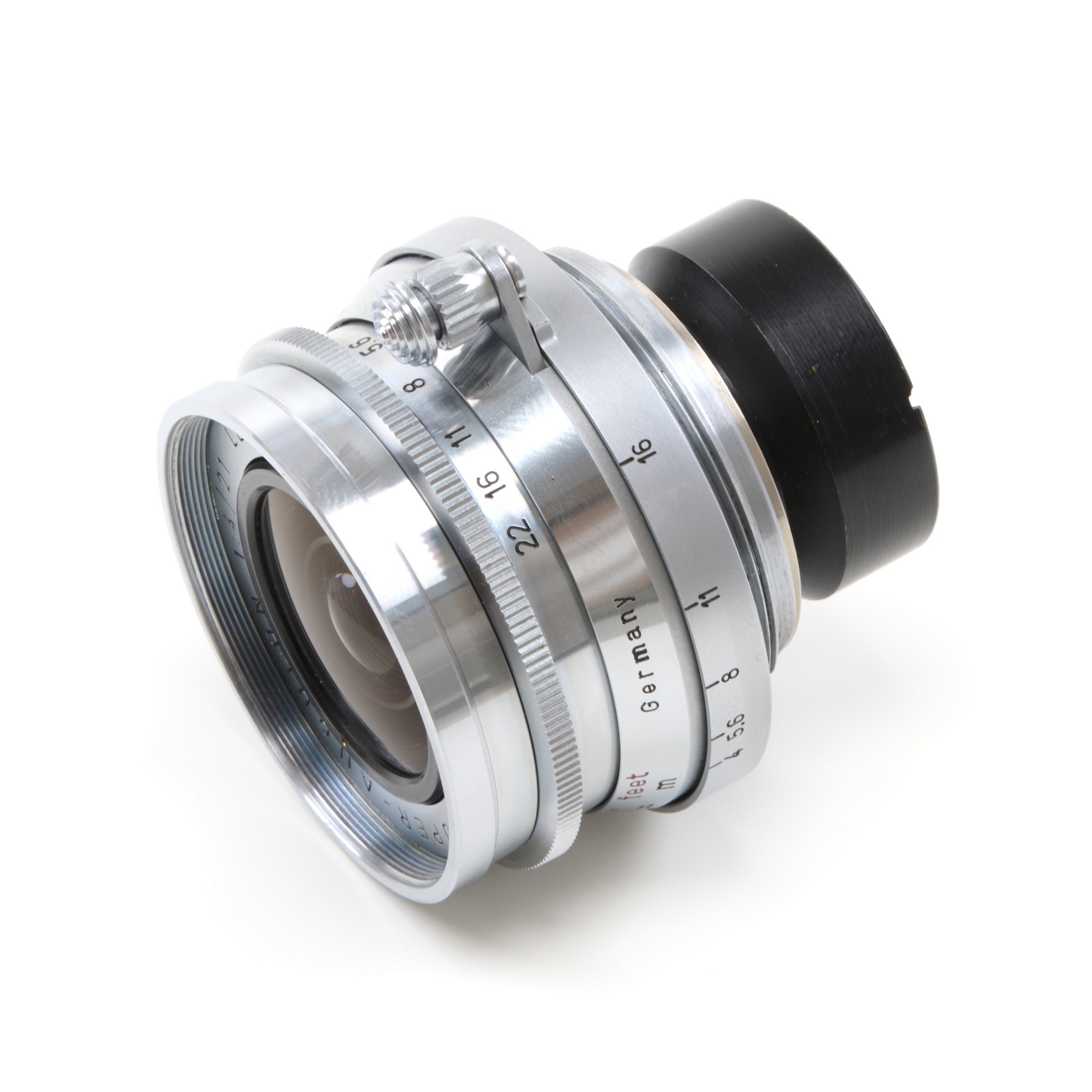 Leitz 21mm f4 Super-Angulon M39 Set + IWKOO Zonnekap