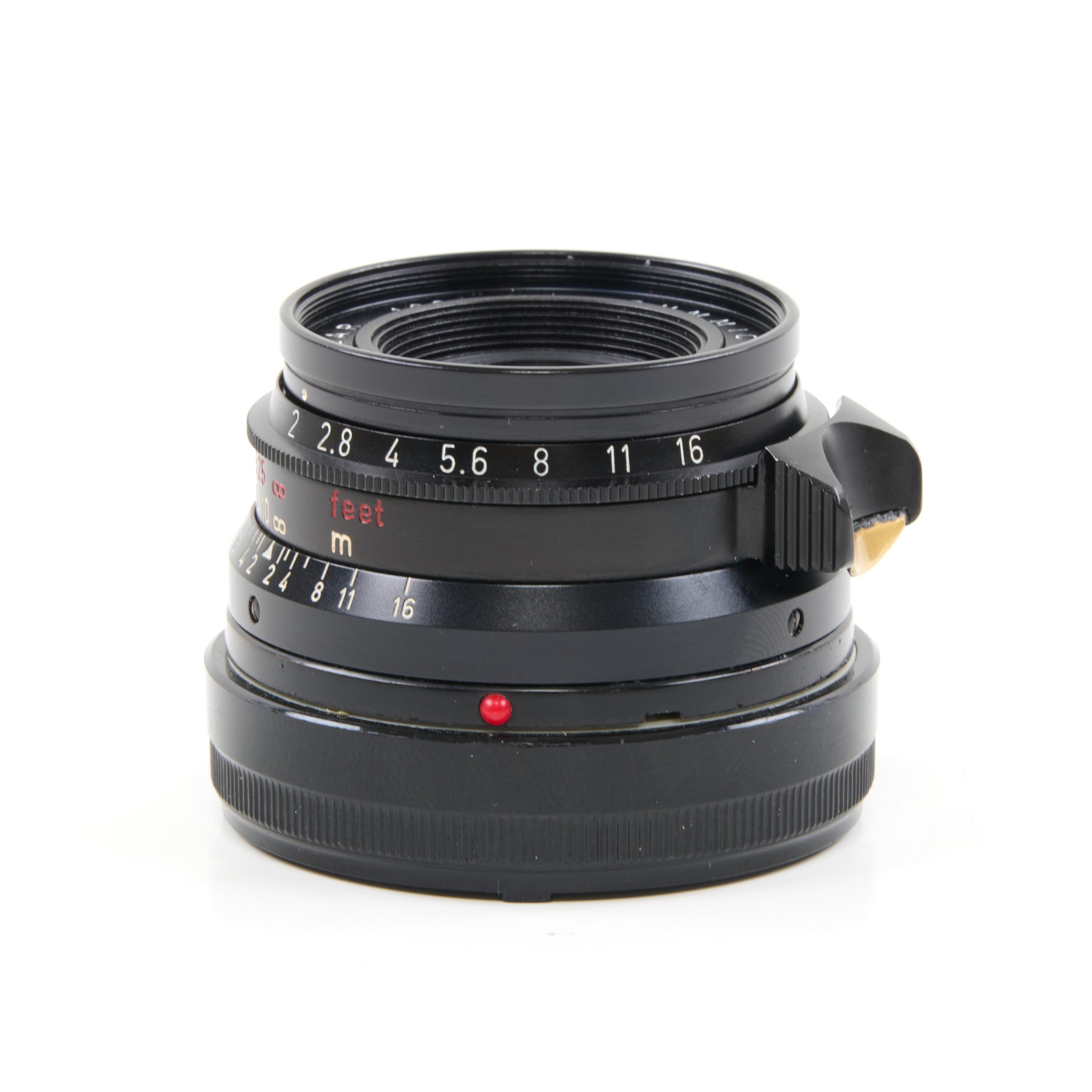 Leitz 35mm f2 Summicron 8 Element Germany Black Paint Zeldzaam