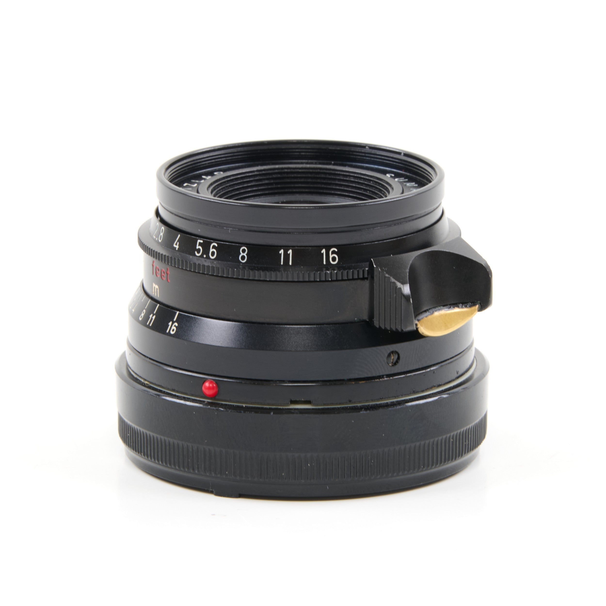 Leitz 35mm f2 Summicron 8 Element Germany Black Paint Zeldzaam