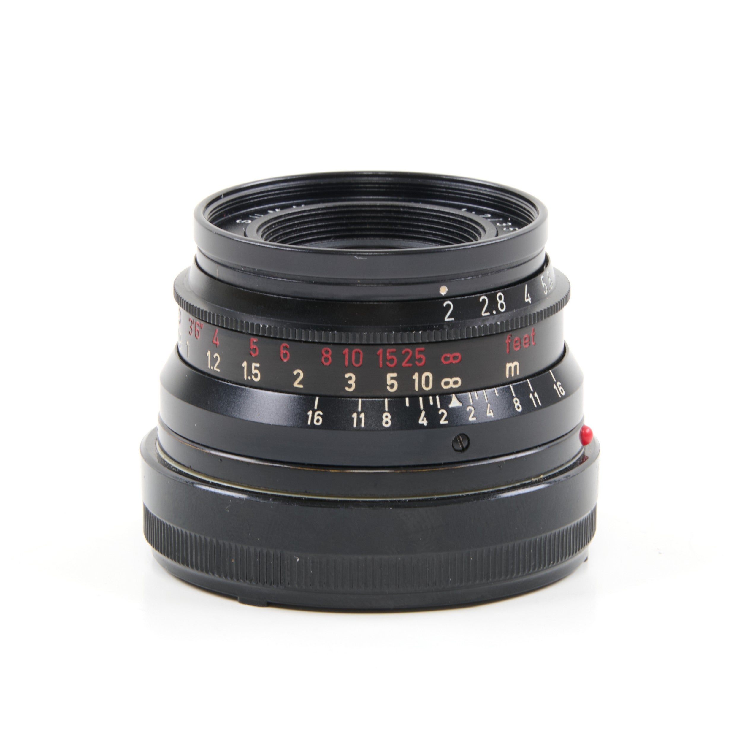 Leitz 35mm f2 Summicron 8 Element Germany Black Paint Zeldzaam