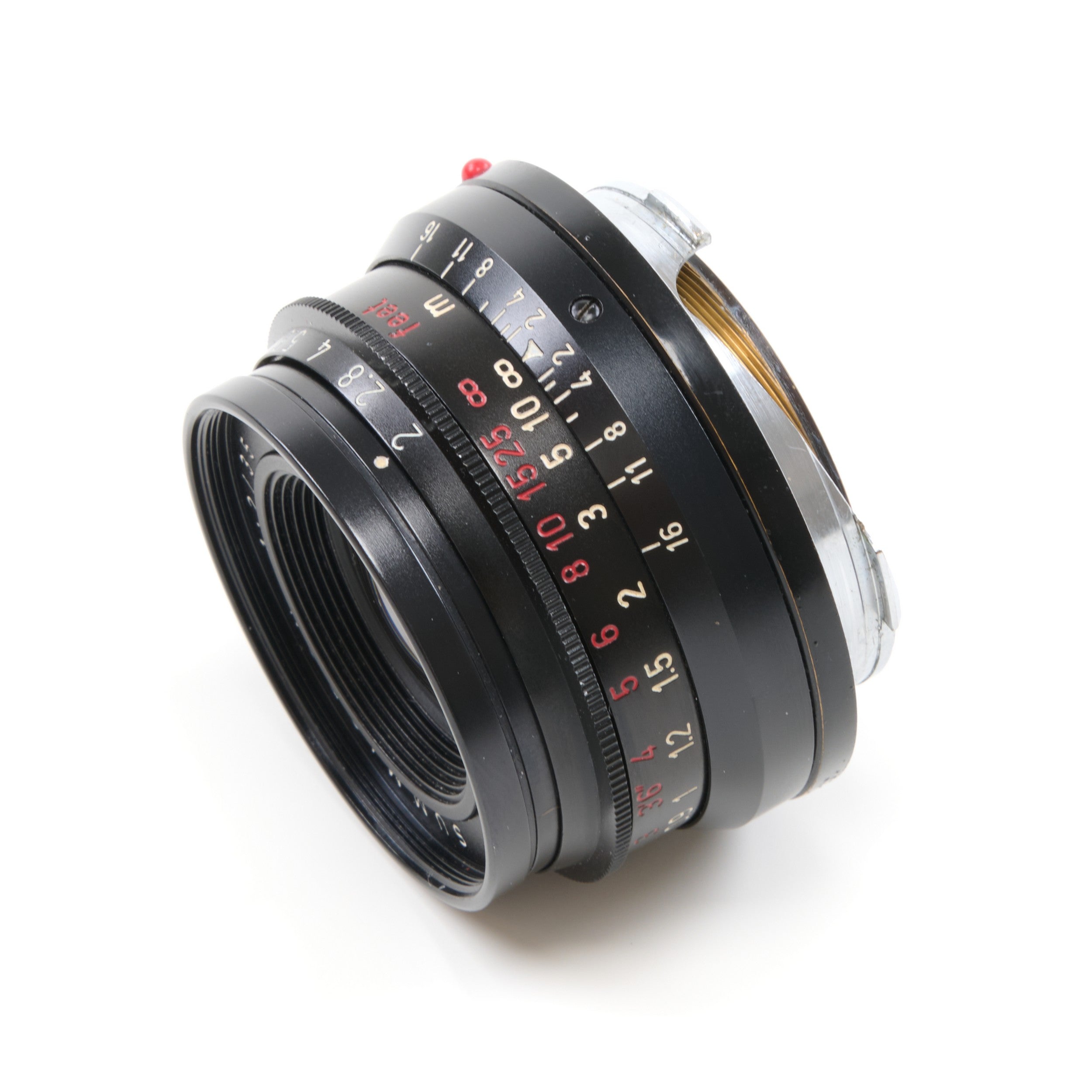 Leitz 35mm f2 Summicron 8 Element Germany Black Paint Zeldzaam