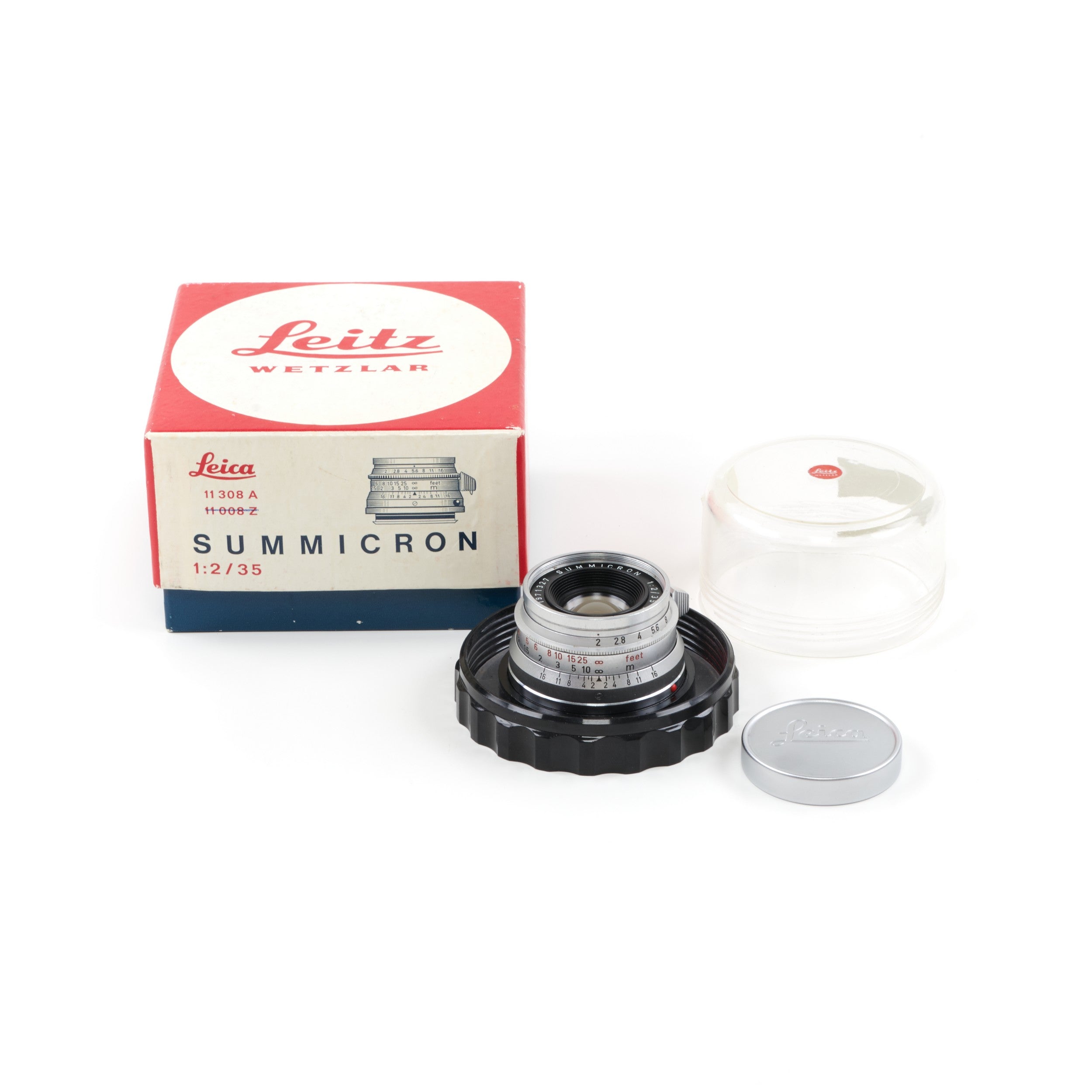 Leitz 35mm f2 Summicron 8 Element Duitsland + Doos
