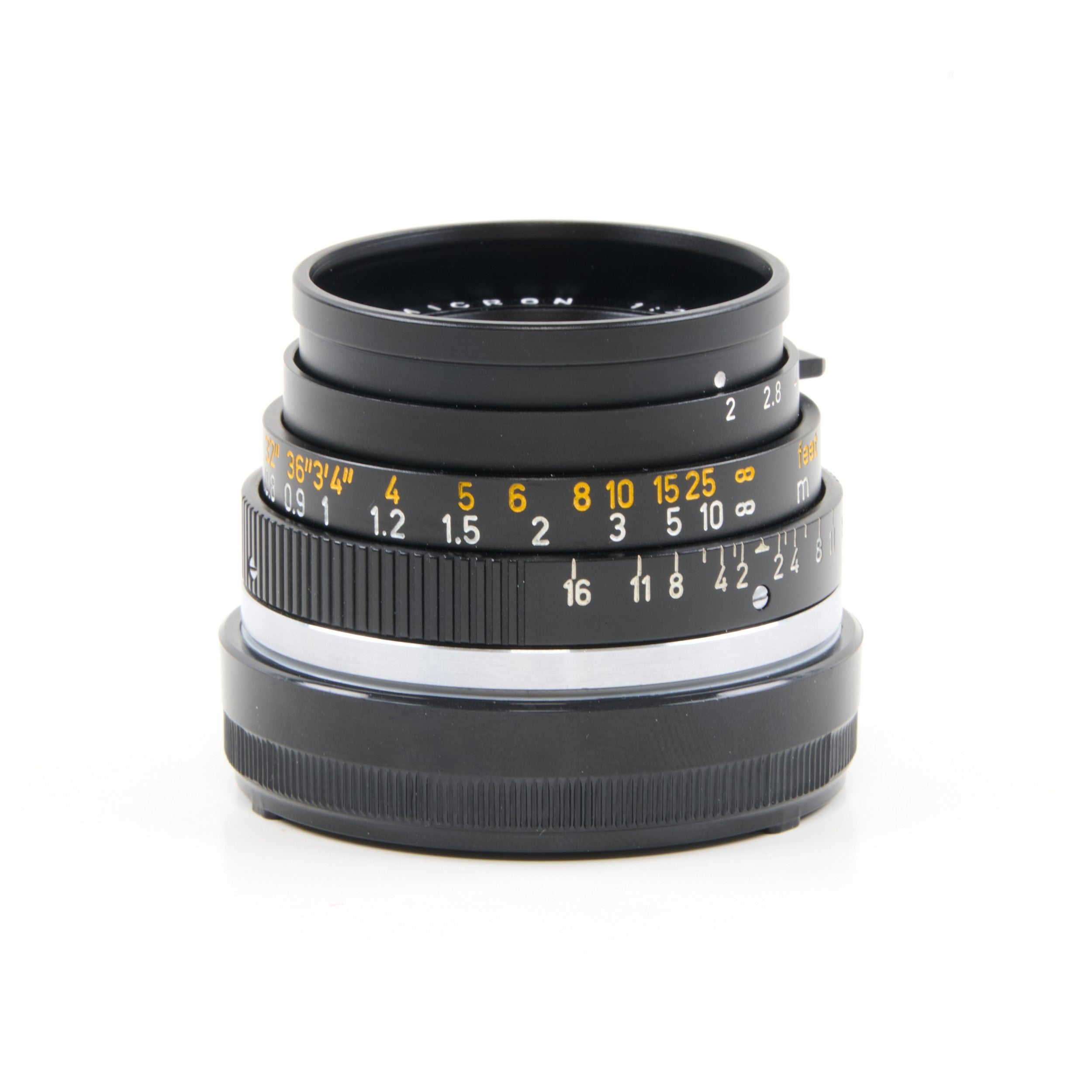 Leitz 35mm f2 Summicron 3e Versie Zonder Filterdraad + Doos