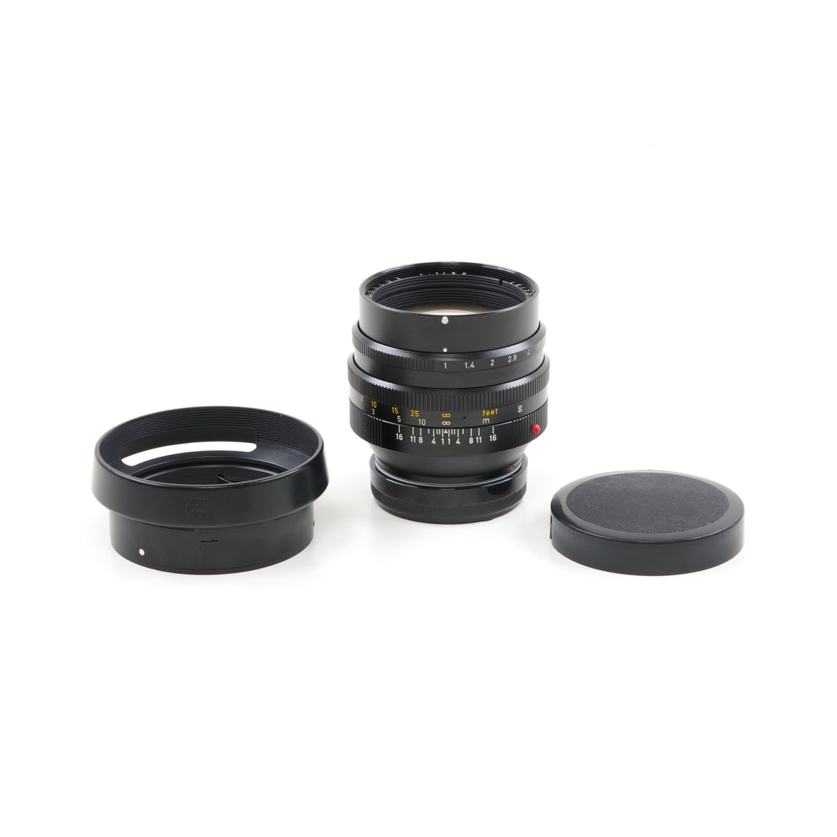 Leitz 50mm f1 Noctilux E58 + 12519 Zonnekap Eerste Batch