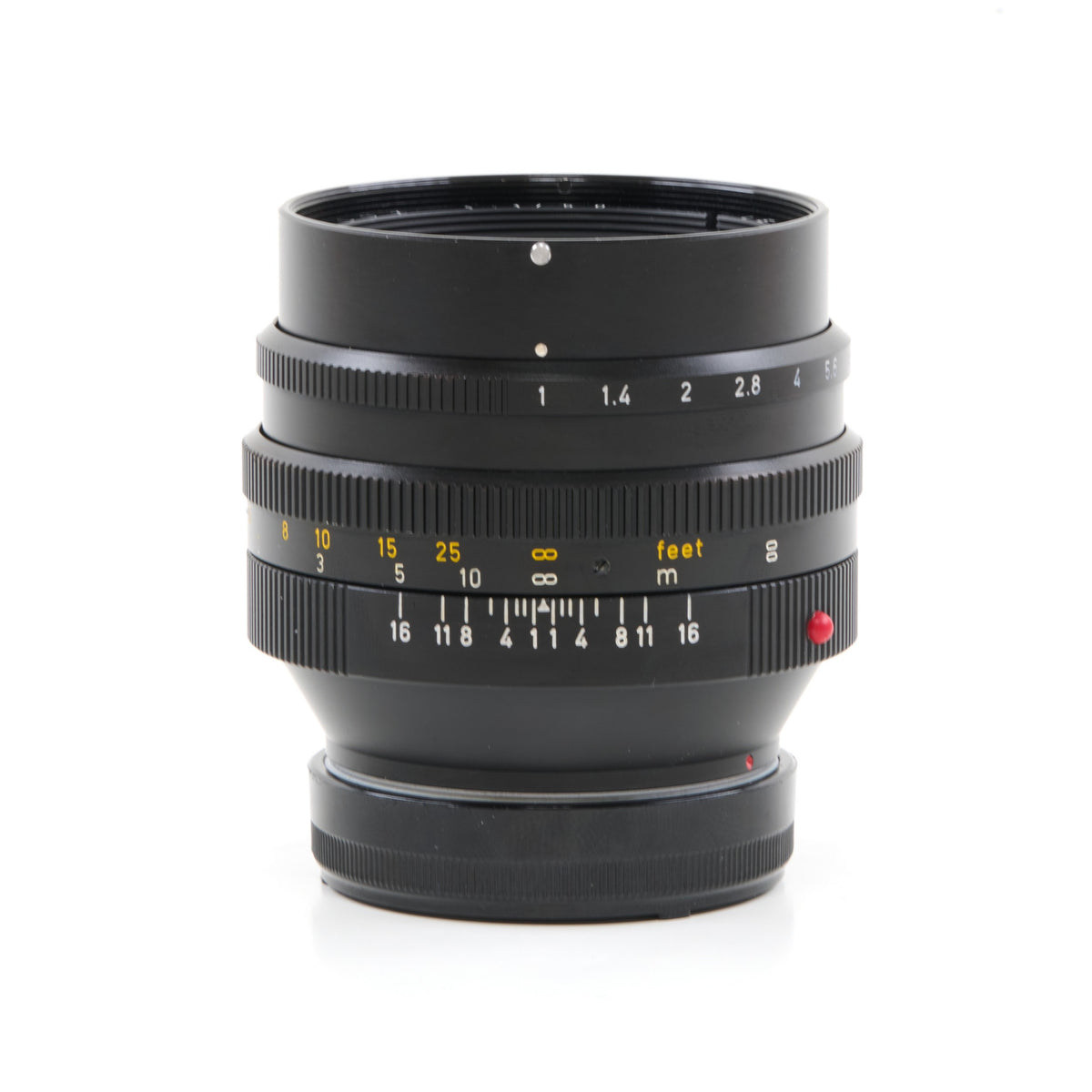 Leitz 50mm f1 Noctilux E58 + 12519 Zonnekap Eerste Batch