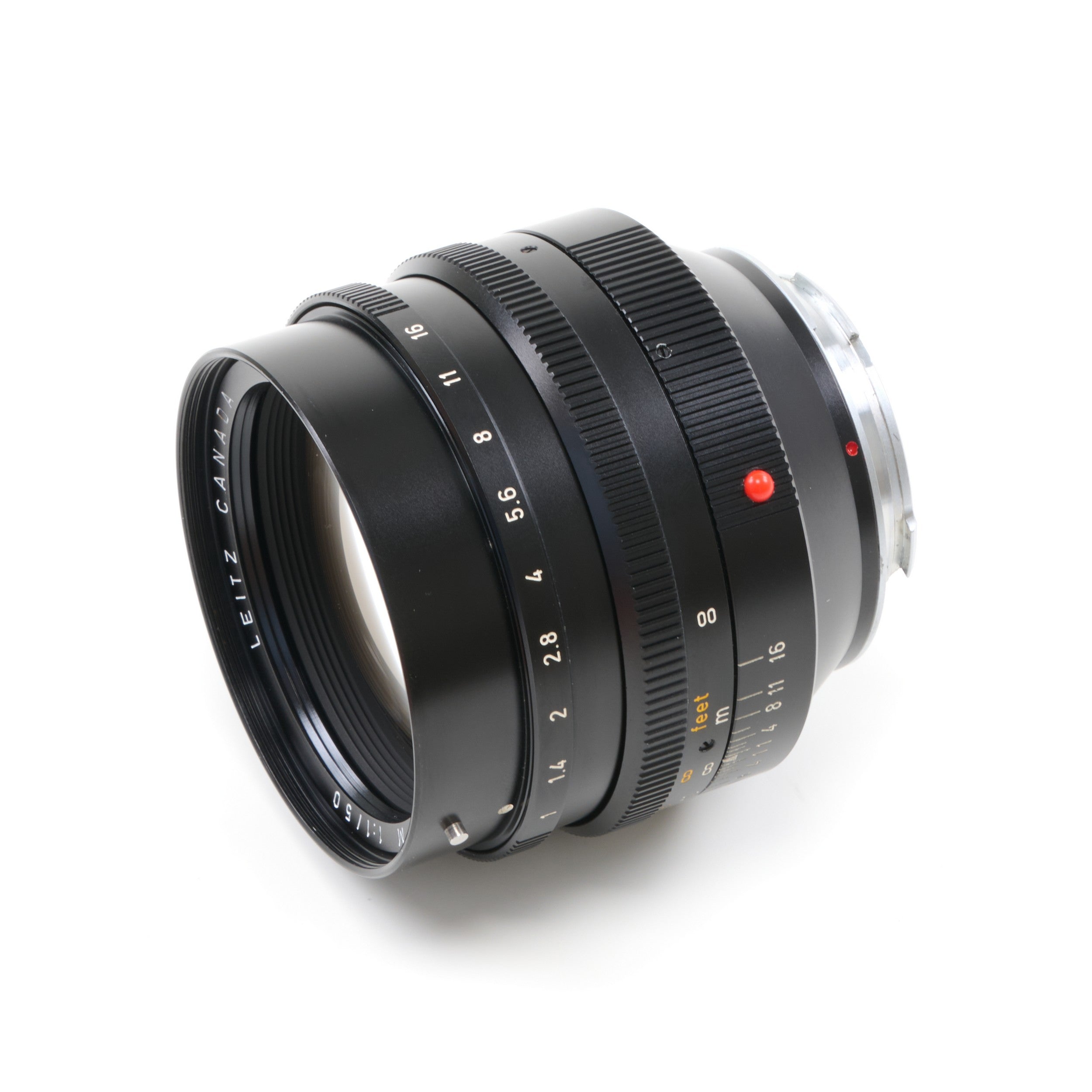 Leitz 50mm f1 Noctilux-M E60 + 12539 Zonnekap