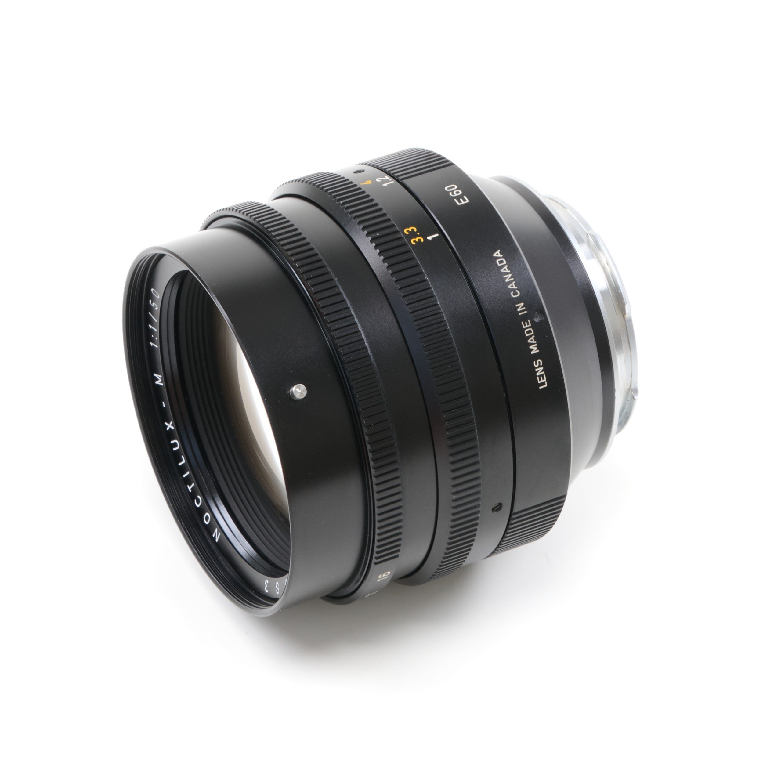 Leitz 50mm f1 Noctilux-M E60 + 12539 Zonnekap