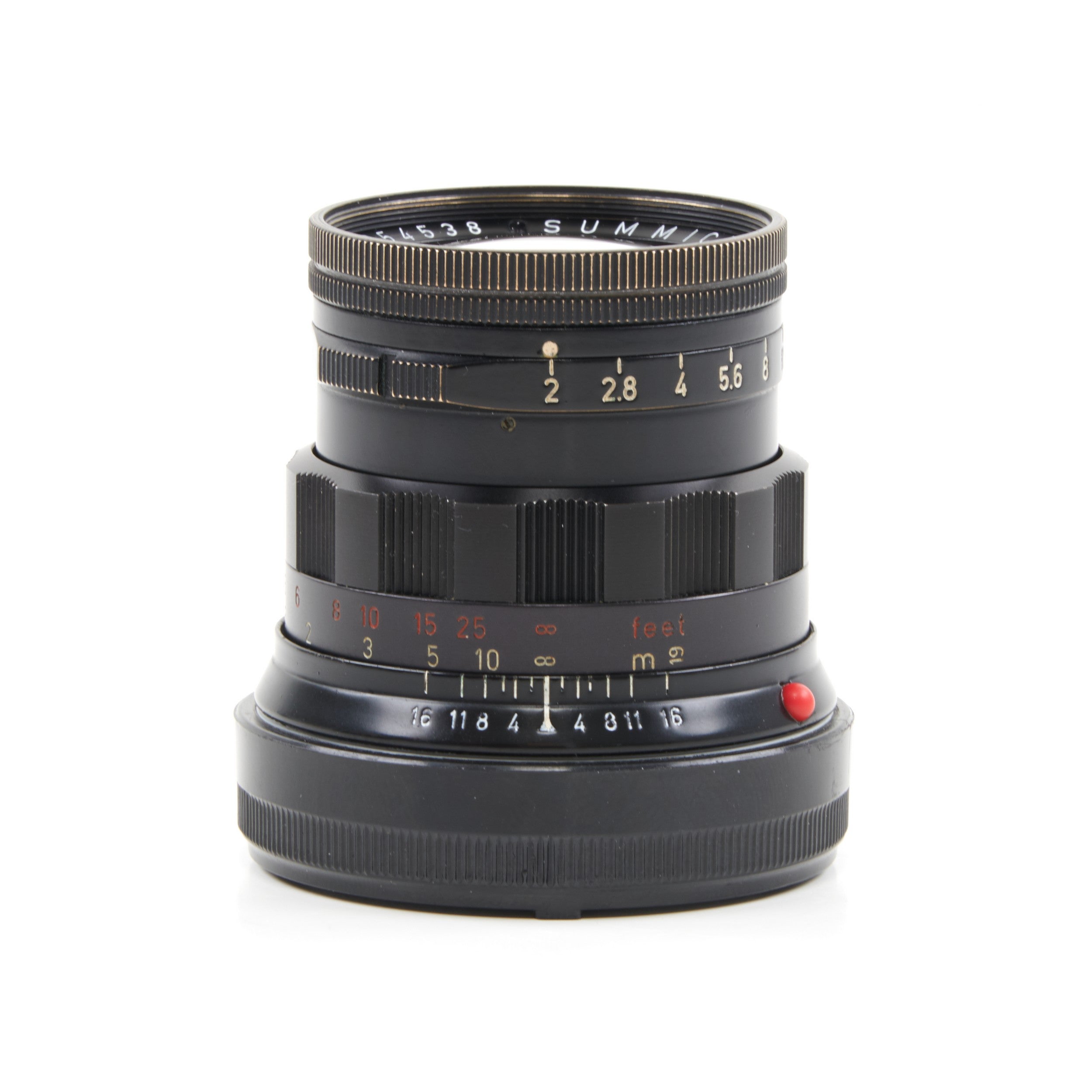 Leitz 50mm f2 Summicron Black Paint