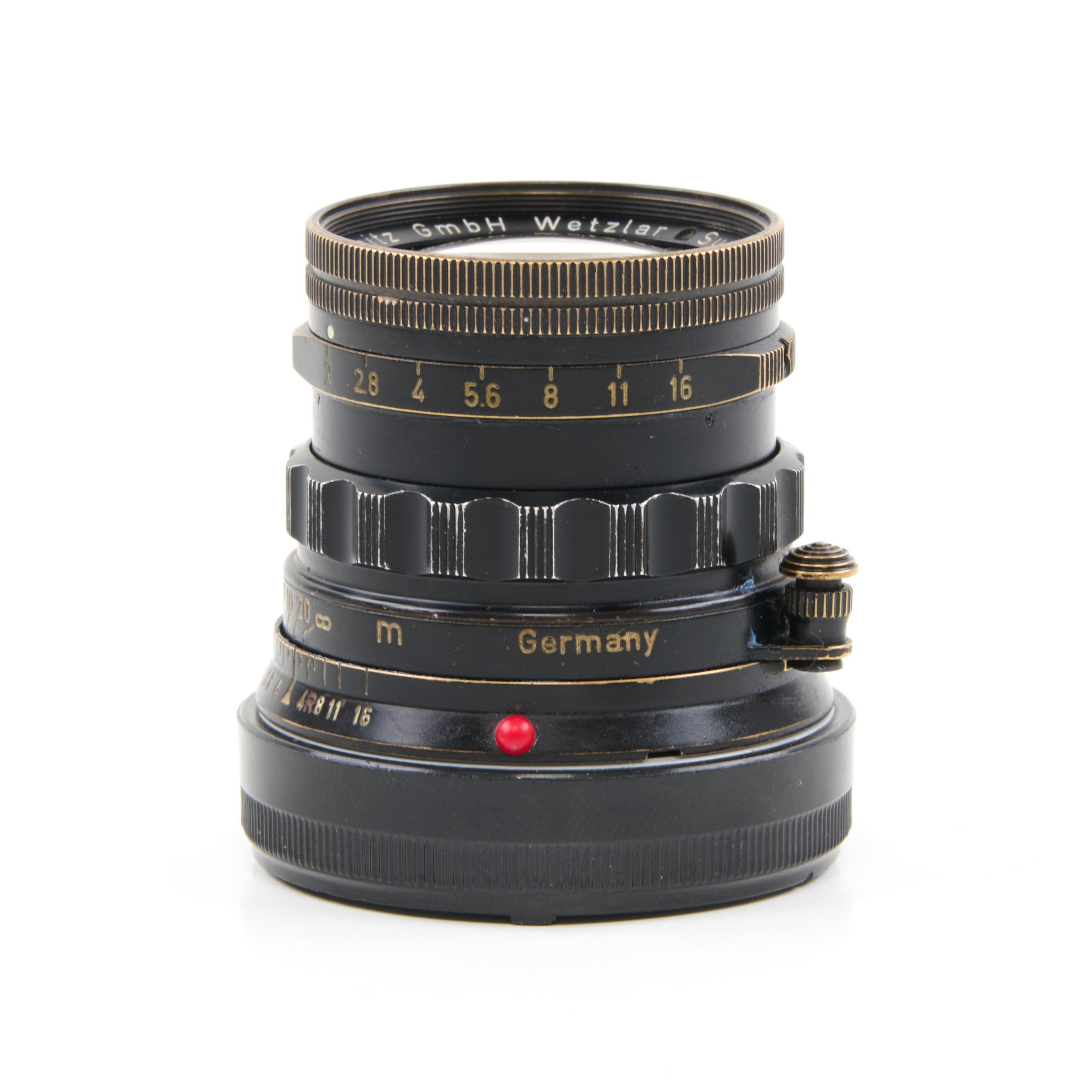 Leitz 50mm f2 Summicron Black Paint Brass Mount Extreem Zeldzaam