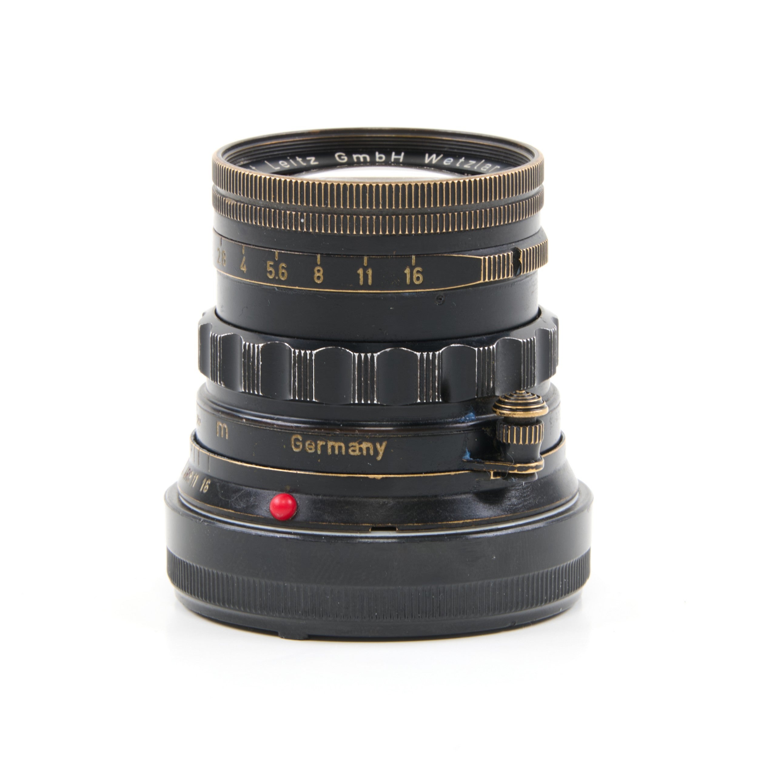 Leitz 50mm f2 Summicron Black Paint Brass Mount Extreem Zeldzaam