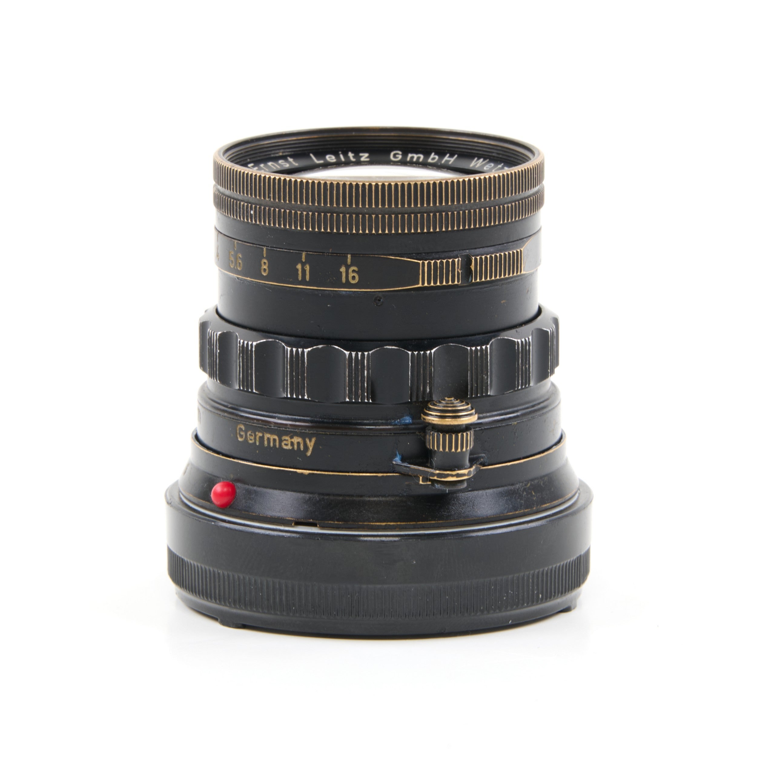 Leitz 50mm f2 Summicron Black Paint Brass Mount Extreem Zeldzaam