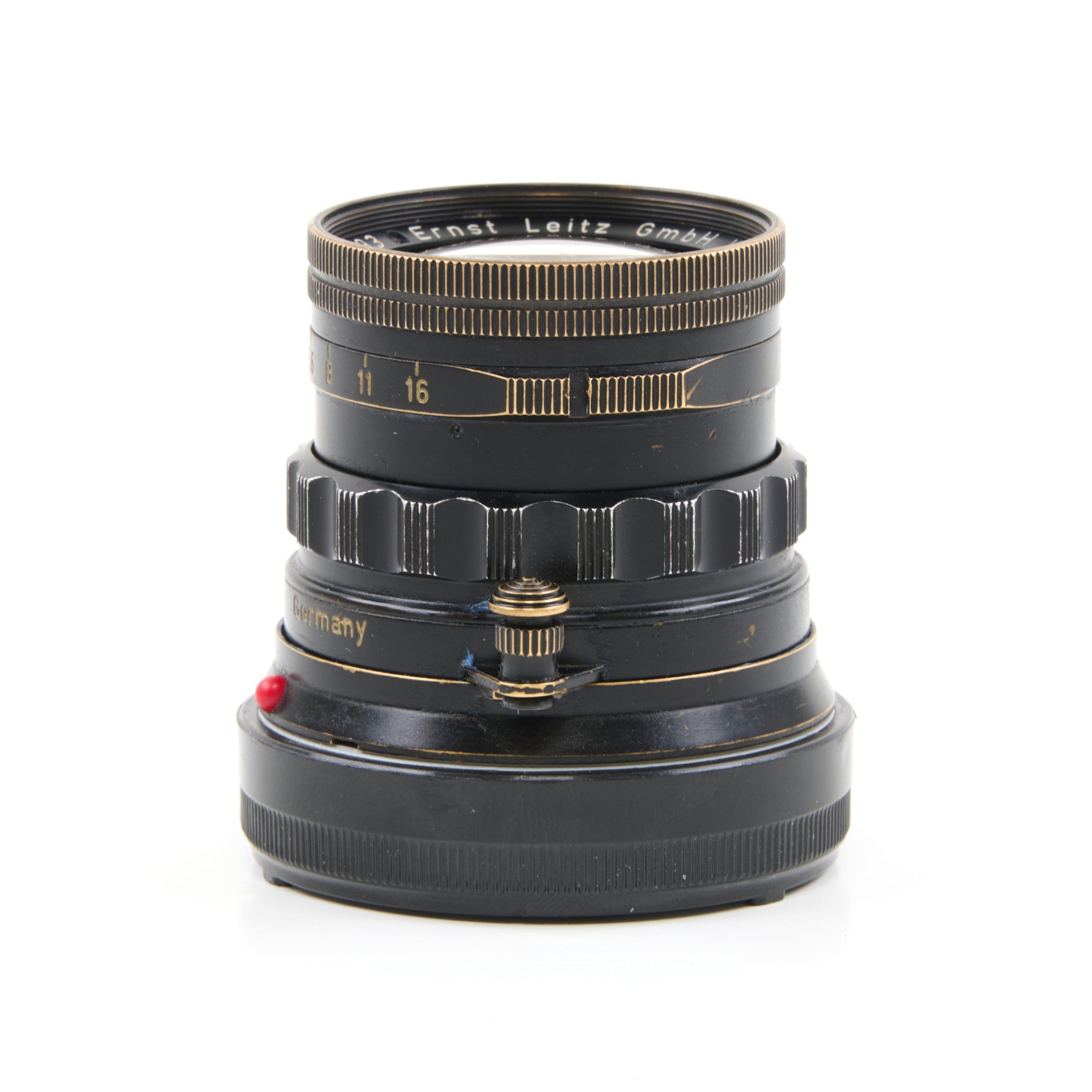 Leitz 50mm f2 Summicron Black Paint Brass Mount Extreem Zeldzaam