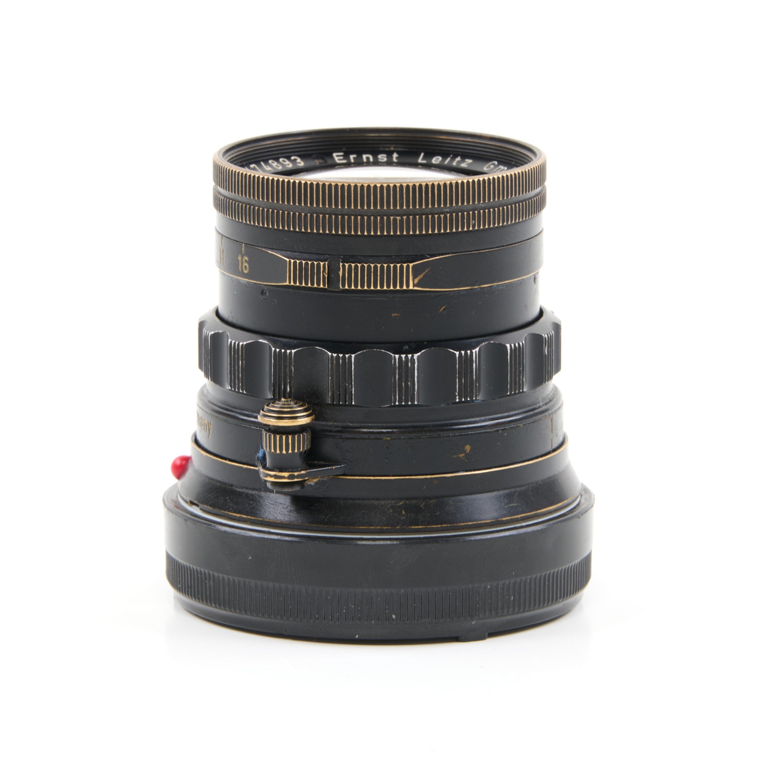 Leitz 50mm f2 Summicron Black Paint Brass Mount Extreem Zeldzaam