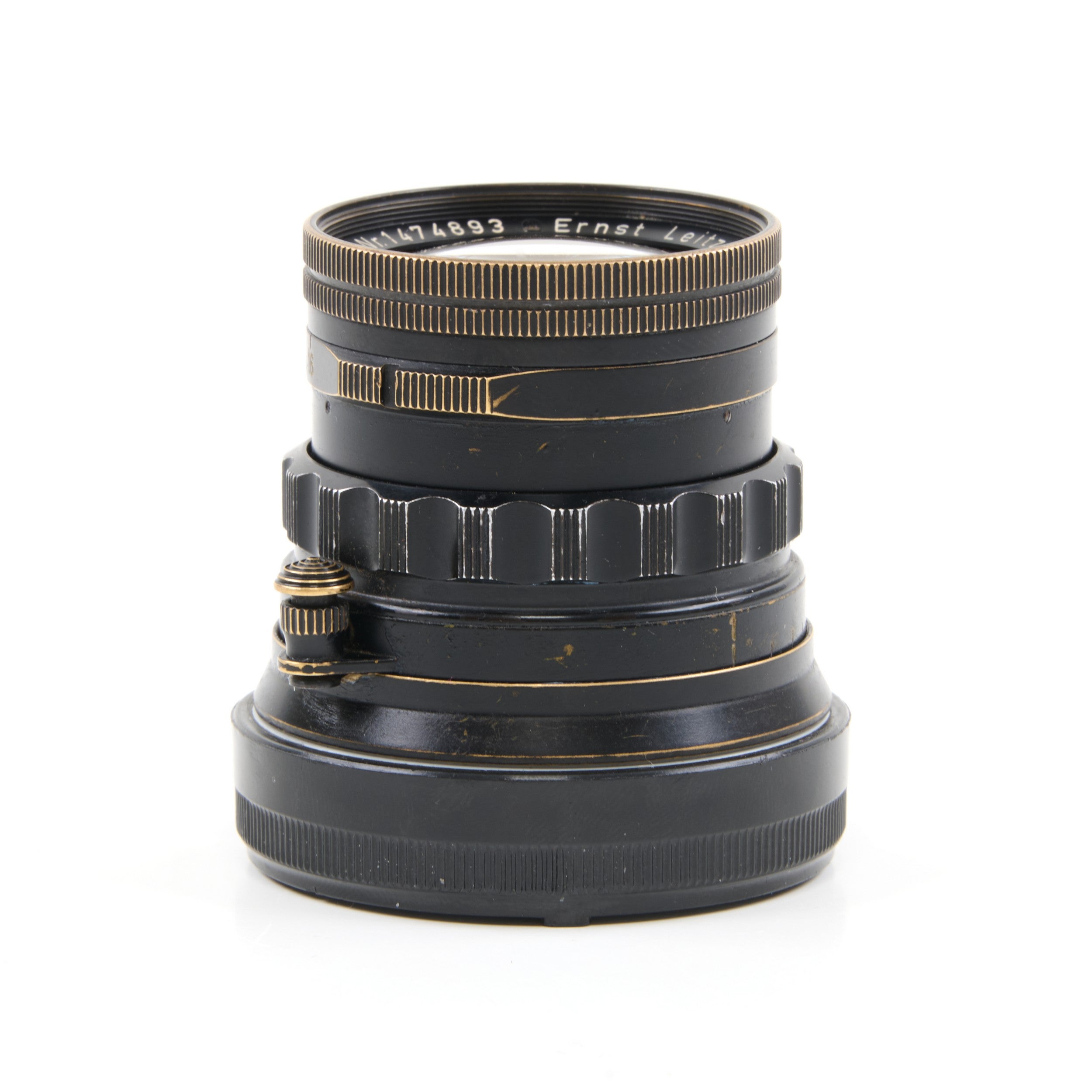 Leitz 50mm f2 Summicron Black Paint Brass Mount Extreem Zeldzaam