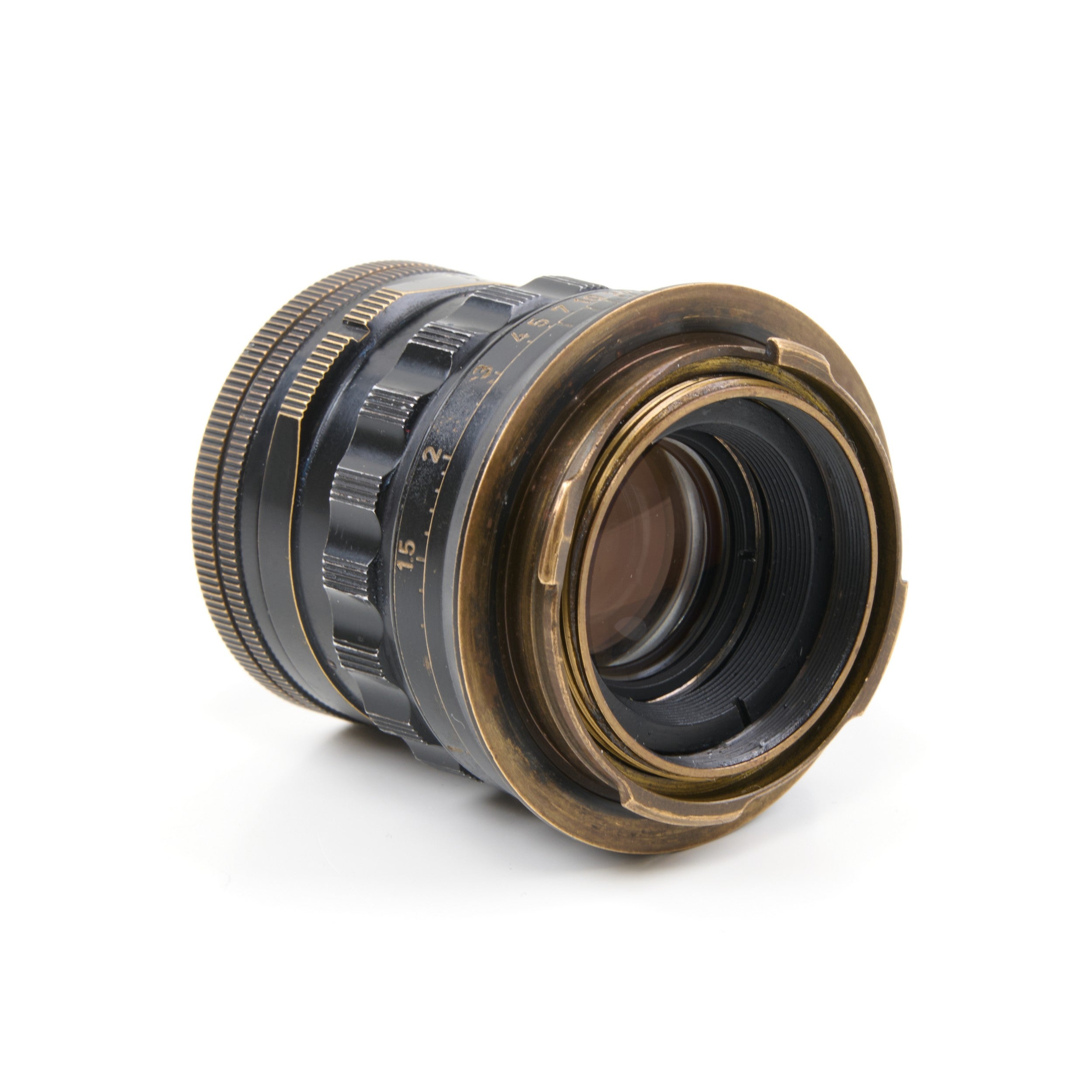 Leitz 50mm f2 Summicron Black Paint Brass Mount Extreem Zeldzaam