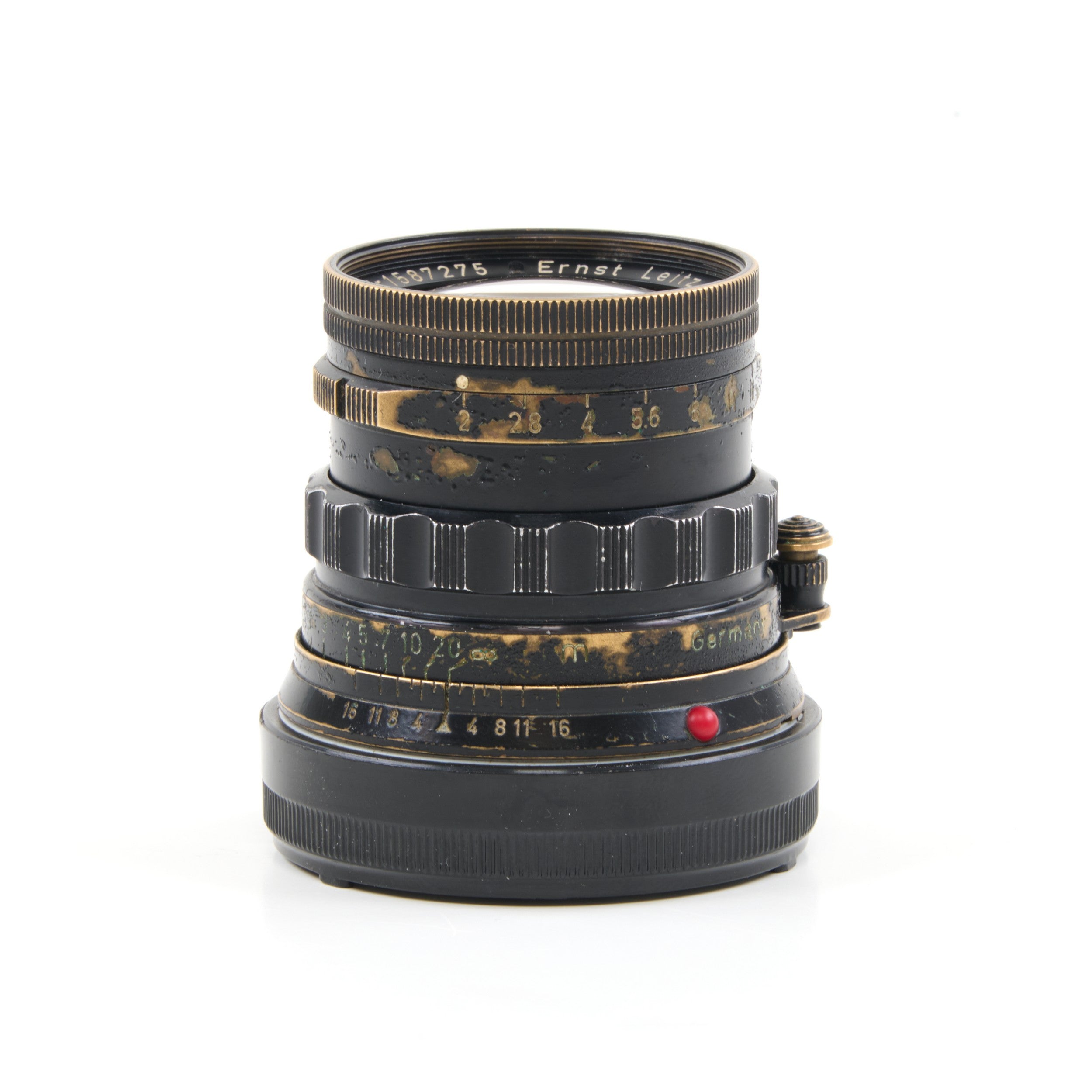 Leitz 50mm f2 Summicron Black Paint Brass Mount Zeldzaam