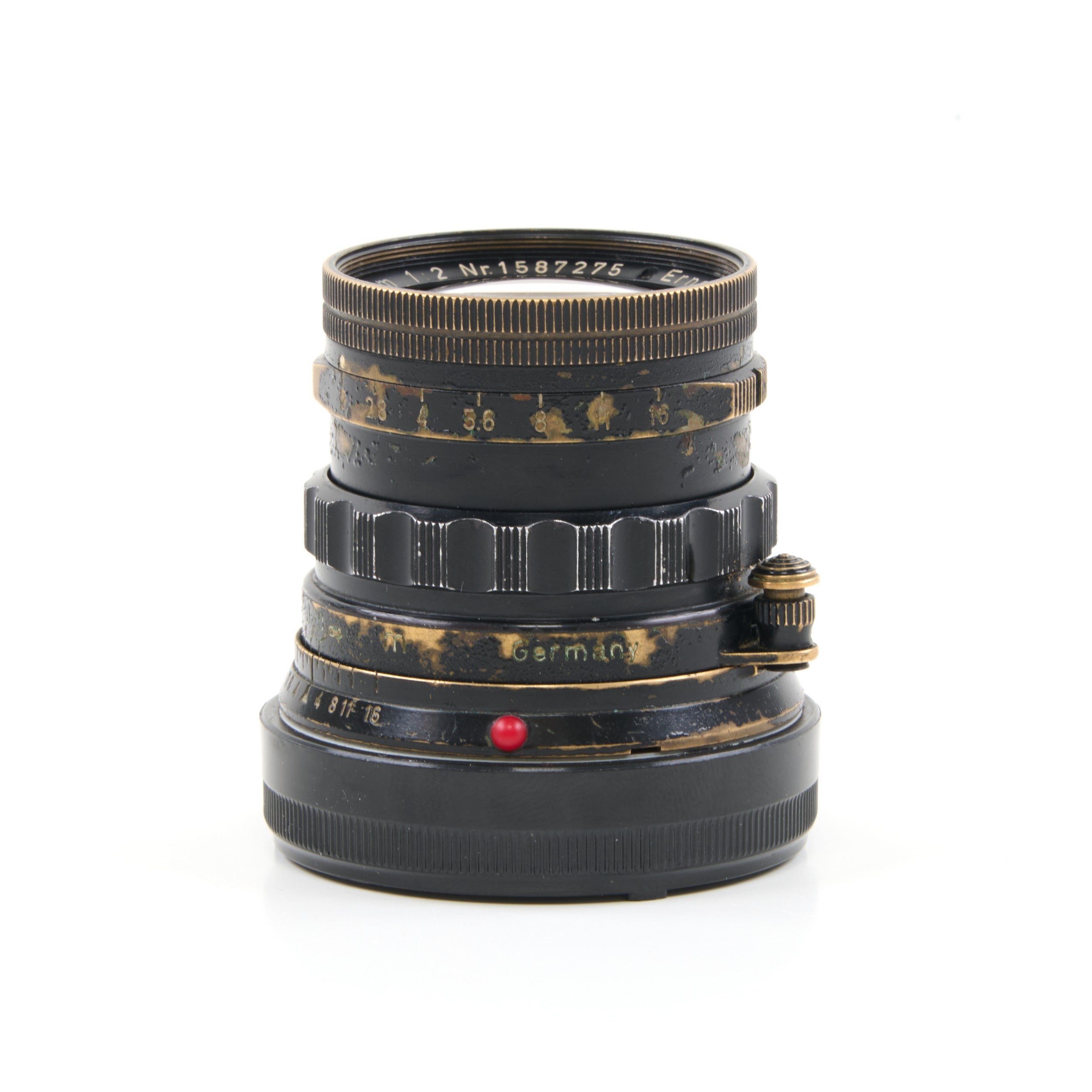 Leitz 50mm f2 Summicron Black Paint Brass Mount Zeldzaam