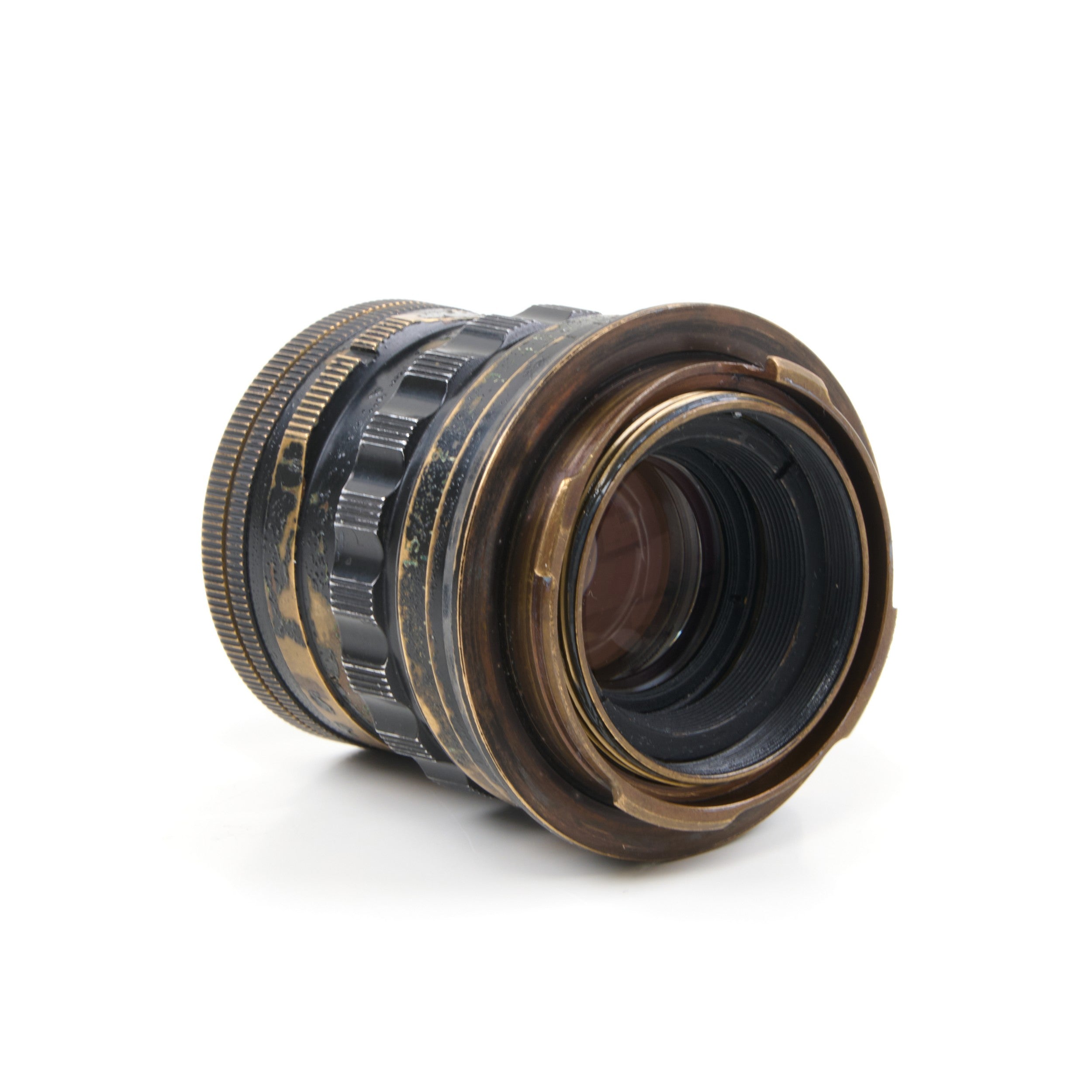Leitz 50mm f2 Summicron Black Paint Brass Mount Zeldzaam